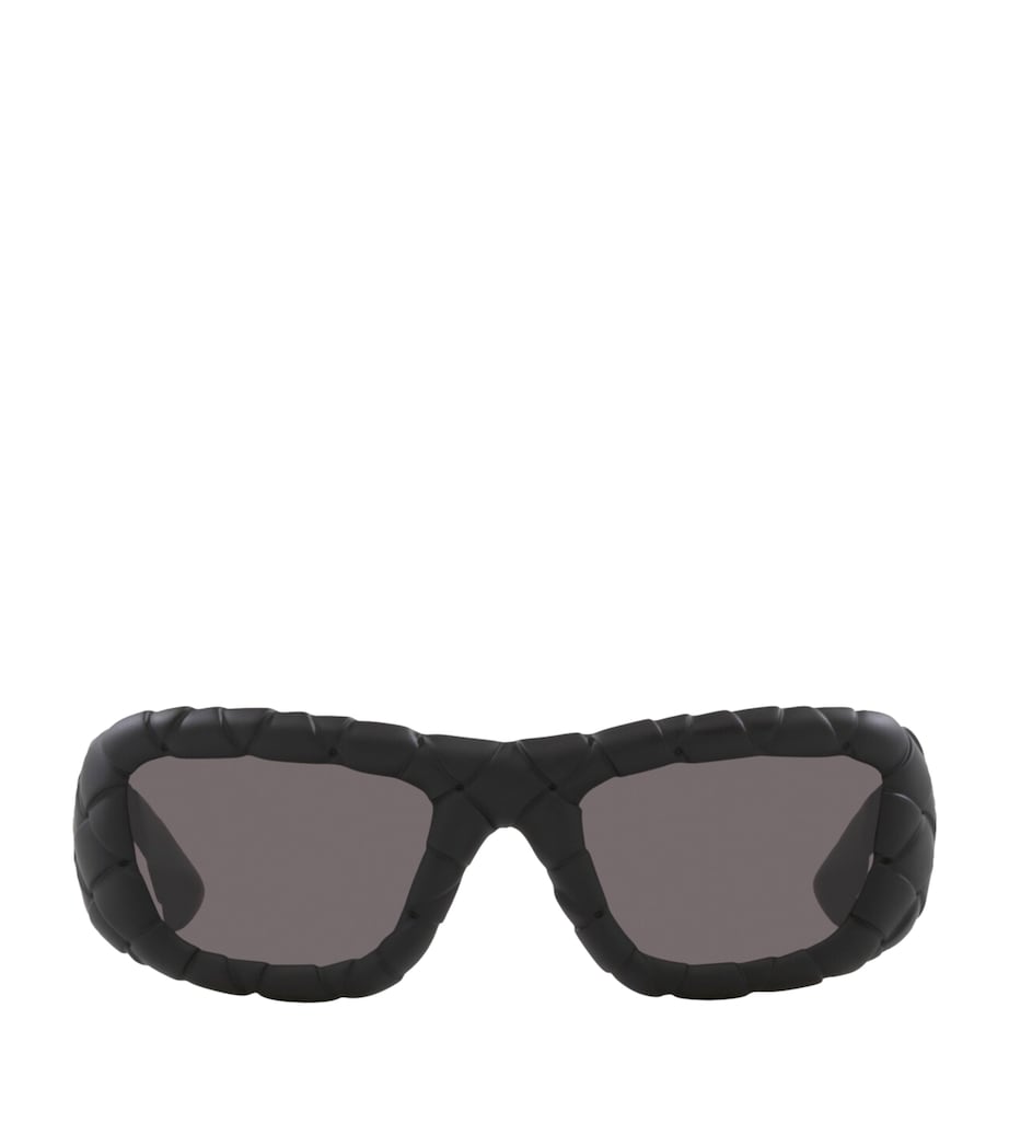 BV1303S Intrecciato Rectangular Sunglasses 2600L1 Image 1