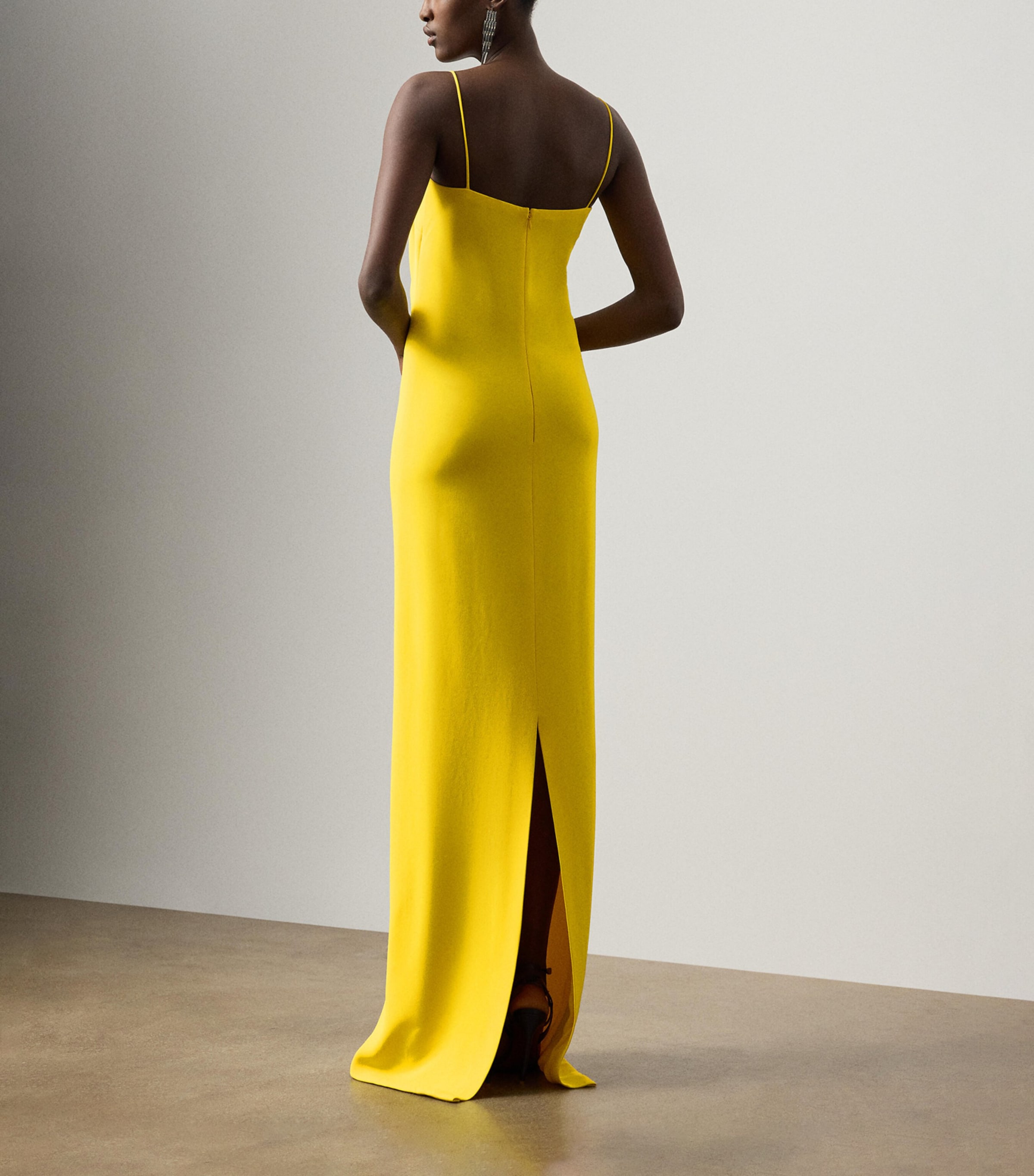 Silk Demetrius Maxi Dress YELLOW Image 3