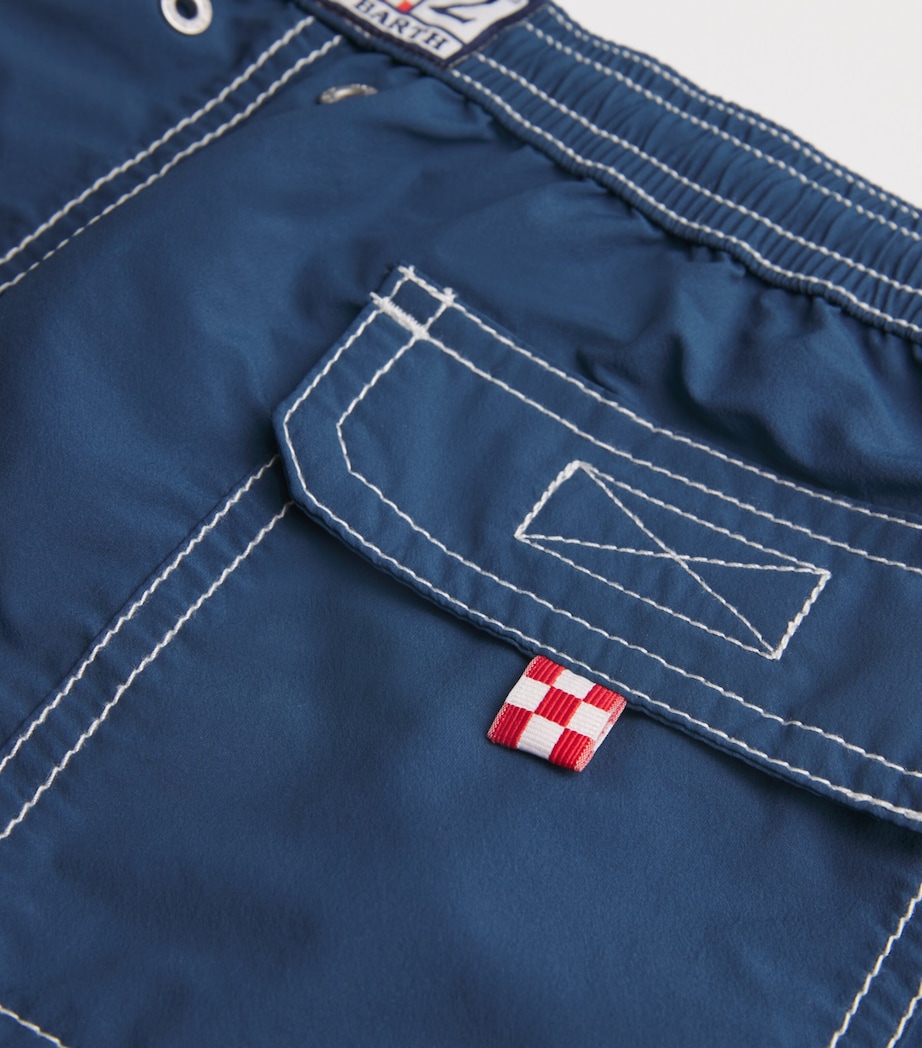 Antibacterial Embroidered Patmos Swim Shorts (2-12 Years) 00203H SB 60EMB Image 3