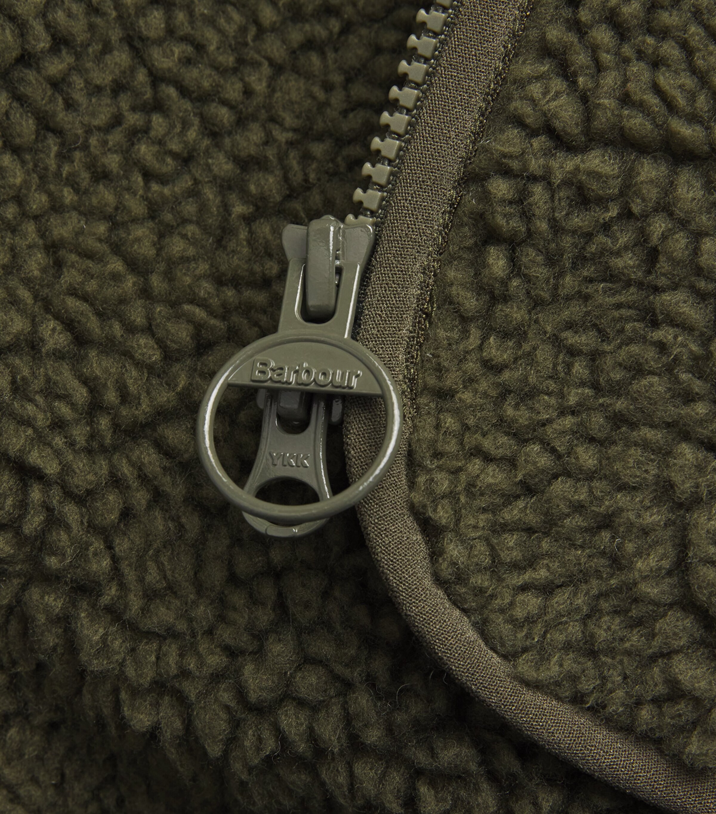 Barbour Mens Newlan Fleece Gilet Olive Image 5
