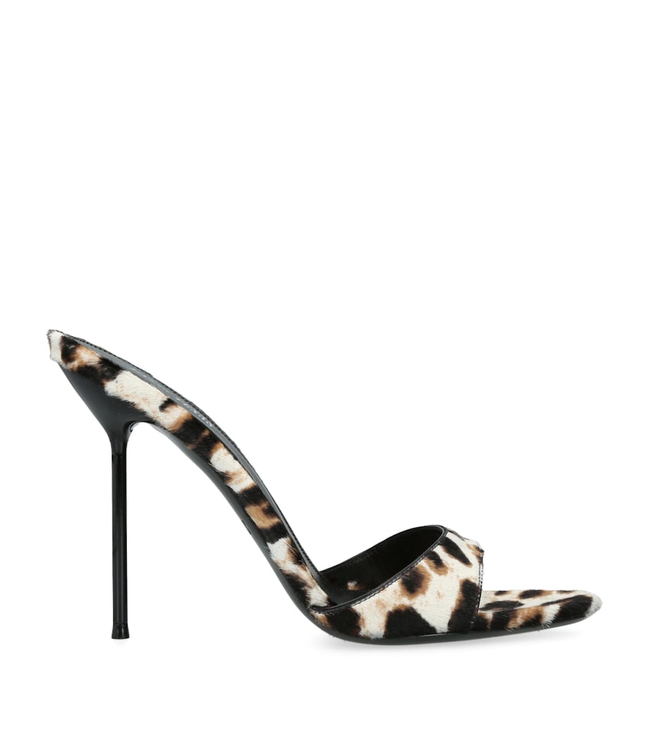 Paris Texas Pony Hair Lidia Mules 105 Dk.brn Com Image 1