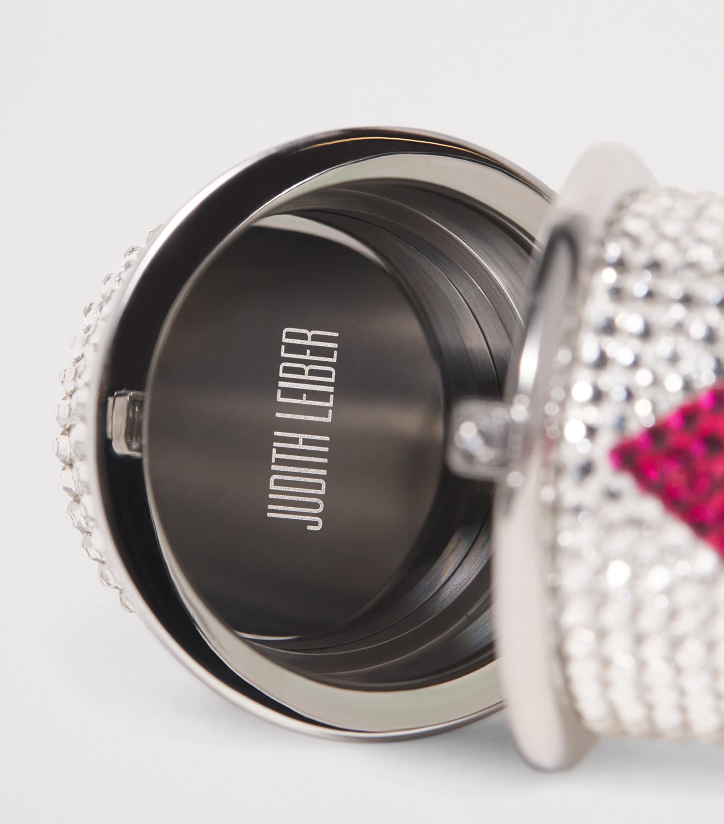 Judith Leiber Crystal-Embellished Equilibrium Pill Box Srhmt Rhine Multi Image 3