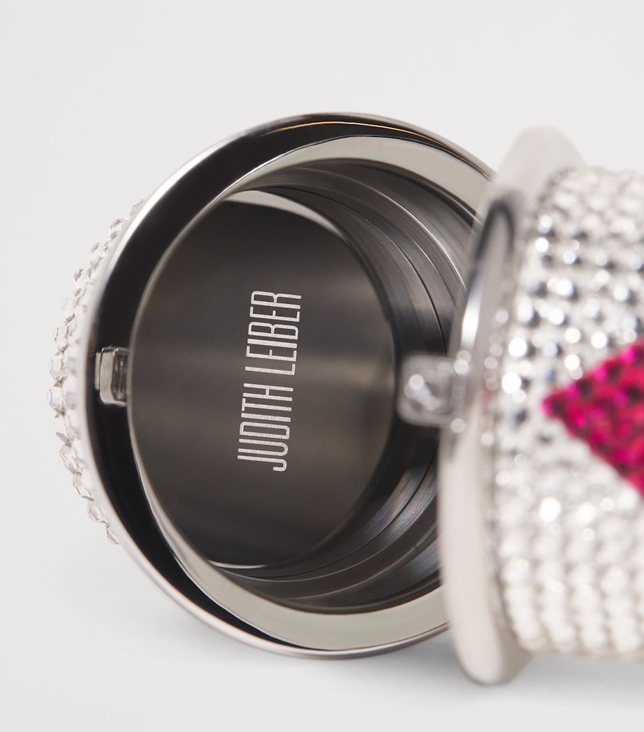 Judith Leiber Crystal-Embellished Equilibrium Pill Box Srhmt Rhine Multi Image 3