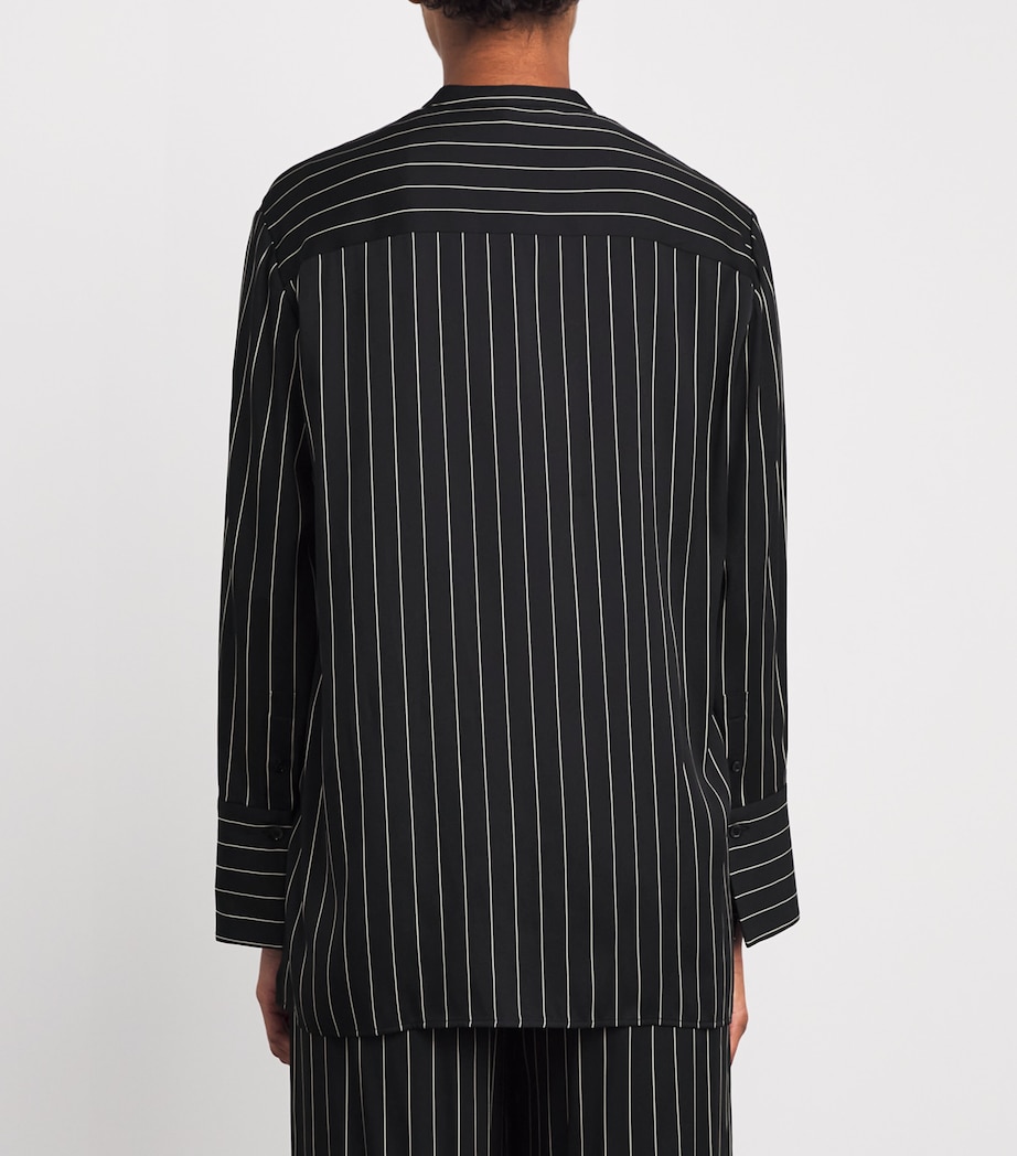 Geometric Print Athena Blouse BLACK/AFFOGATO Image 4