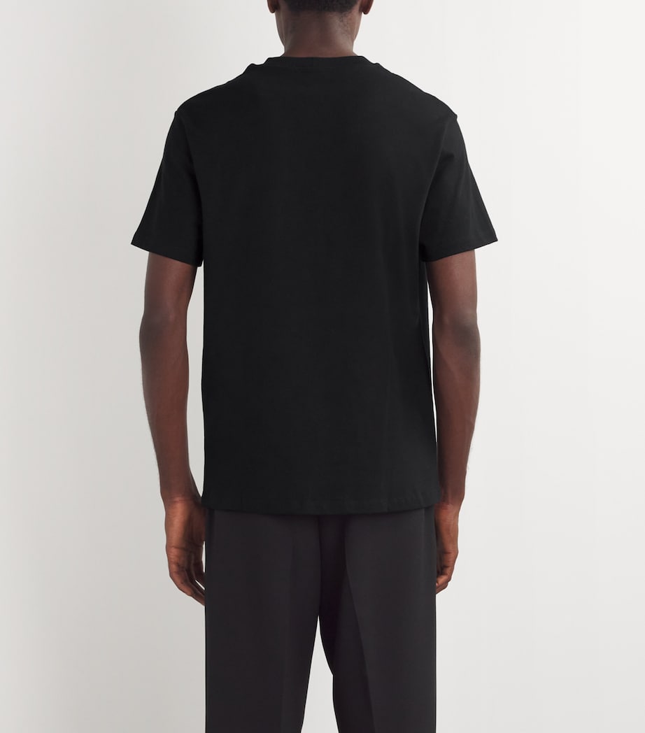 Cotton Logo T-Shirt BLACK Image 4