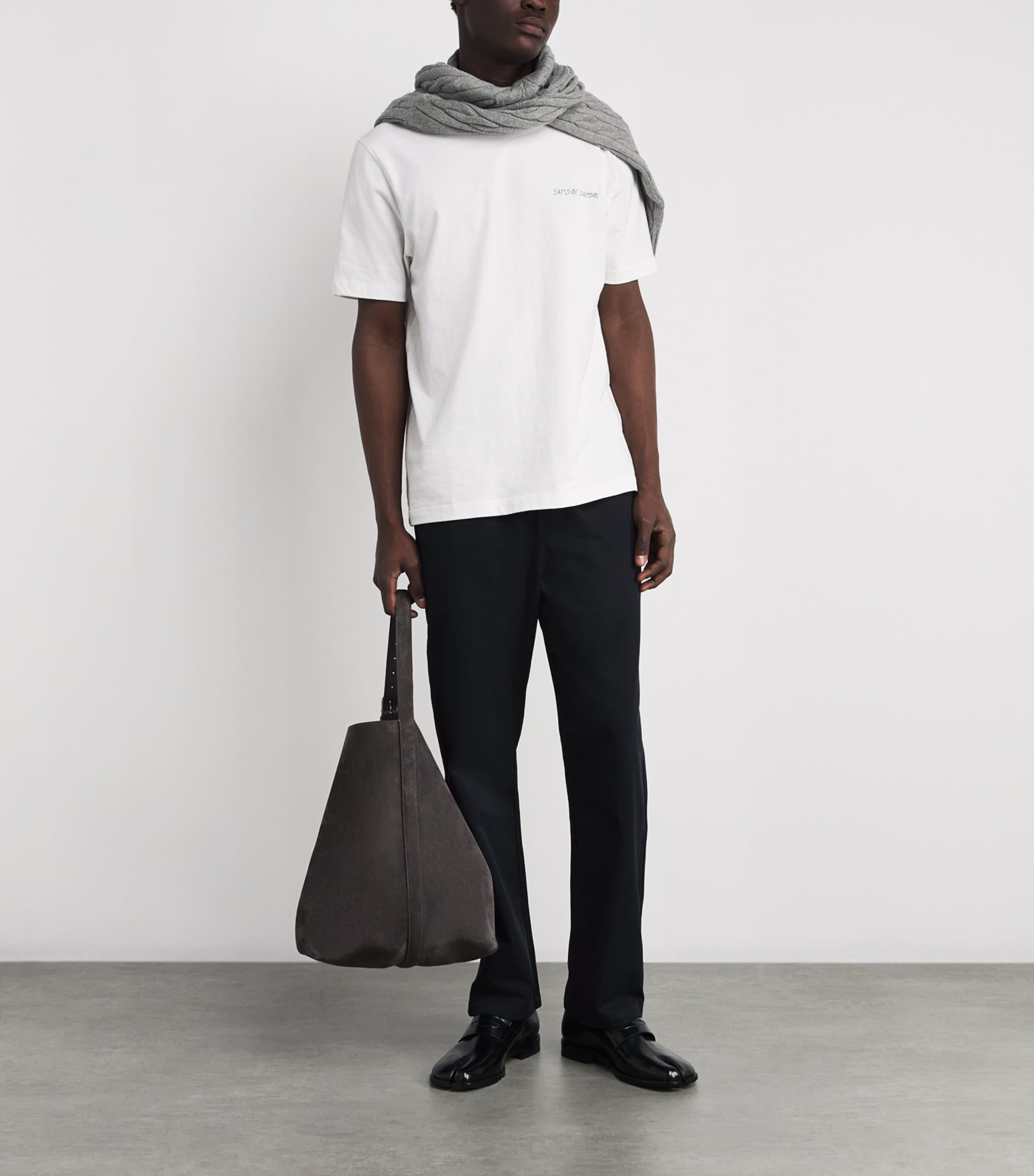 Organic Cotton-Blend Jabari Straight Trousers SALUTE Image 2