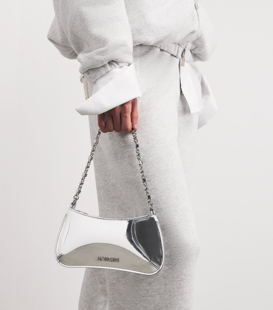 Small Bisou Chaine Shoulder Bag 980 SILVER Image 5