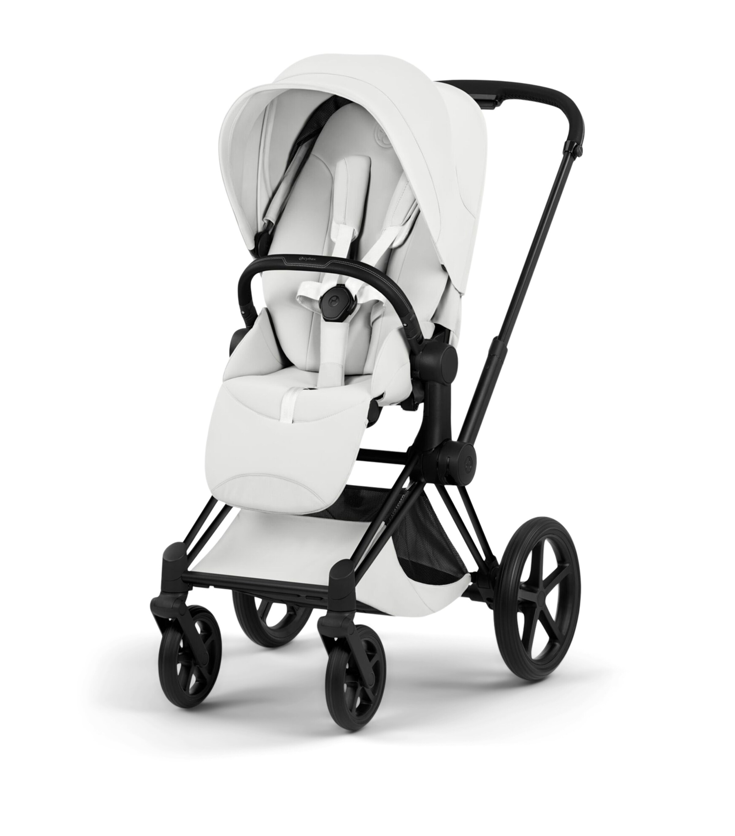 Cybex e-PRIAM Pushchair Frame - Platinum Style Collection Matt Black Image 6