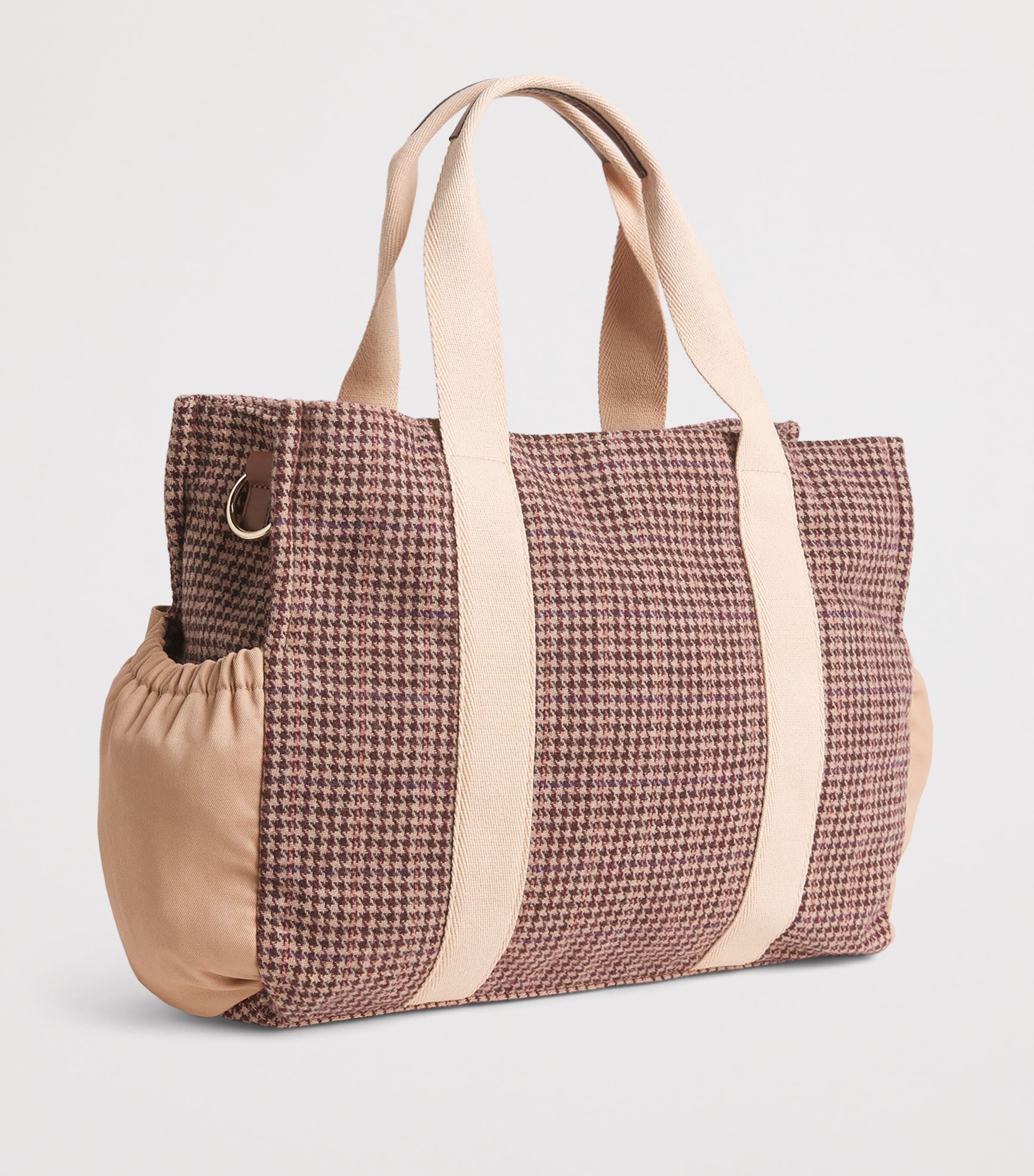 Chloé Kids Houndstooth Changing Bag Carreaux Image 2