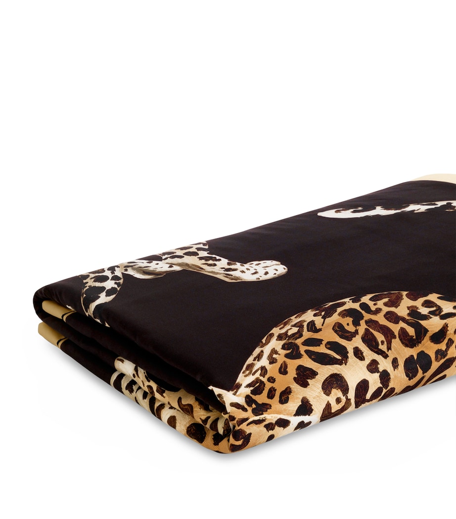 Silk Leopard Quilted Throw (140cm x 180cm) UL013 LEOPARDI3 F DO Image 3