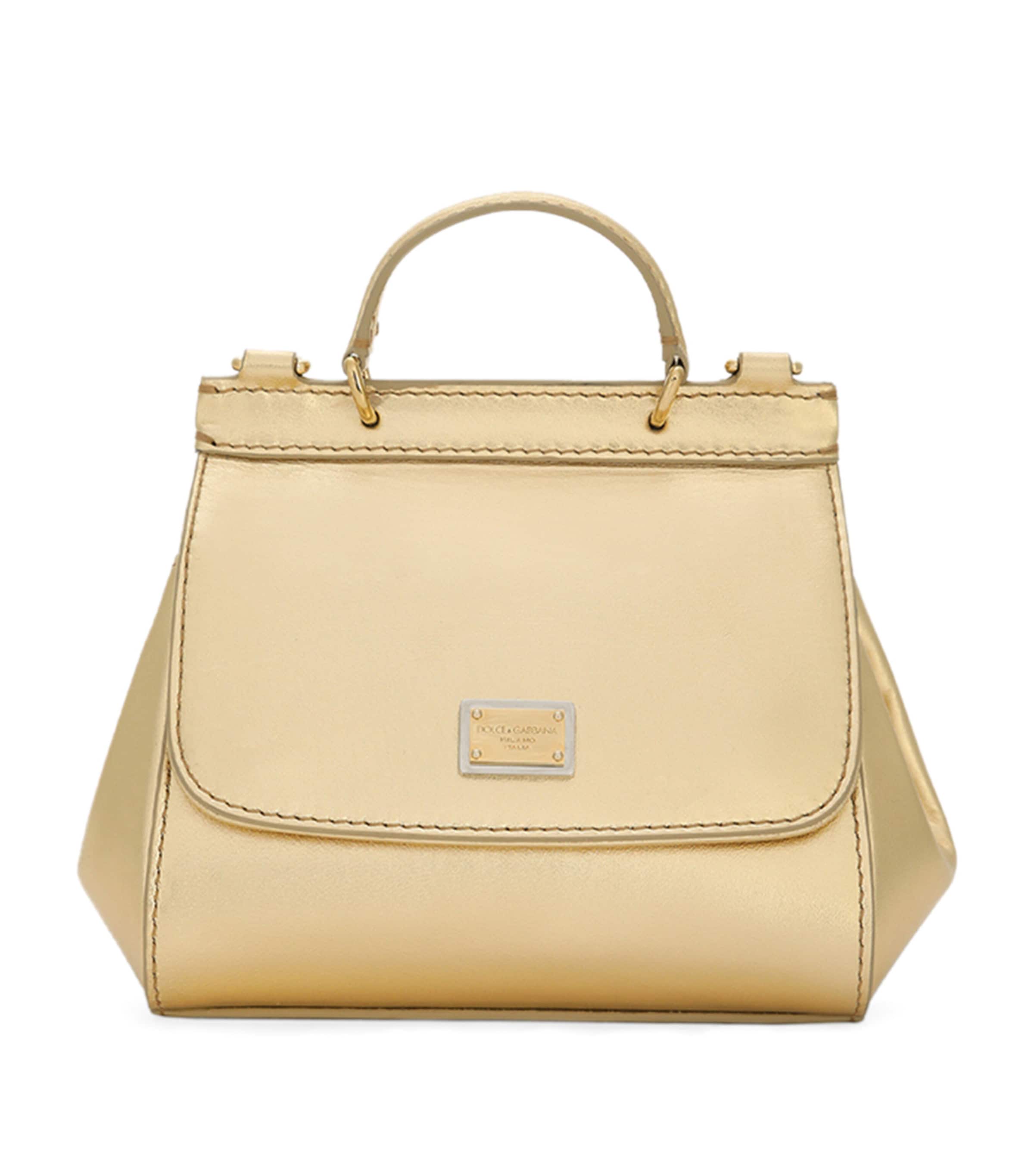Dolce & Gabbana Mini Leather Sicily Shoulder Bag