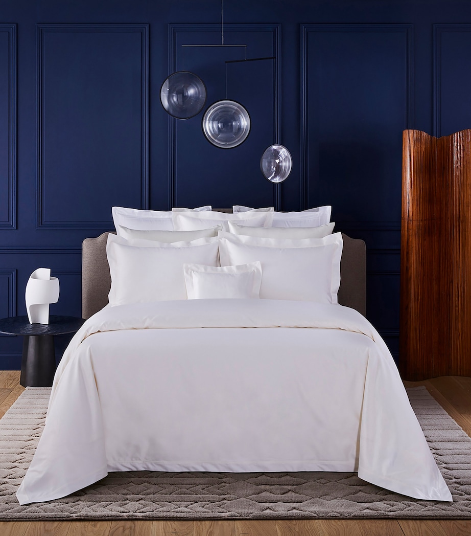 Prodige Standard Oxford Pillowcase (50cm x 75cm) BLANC Image 1
