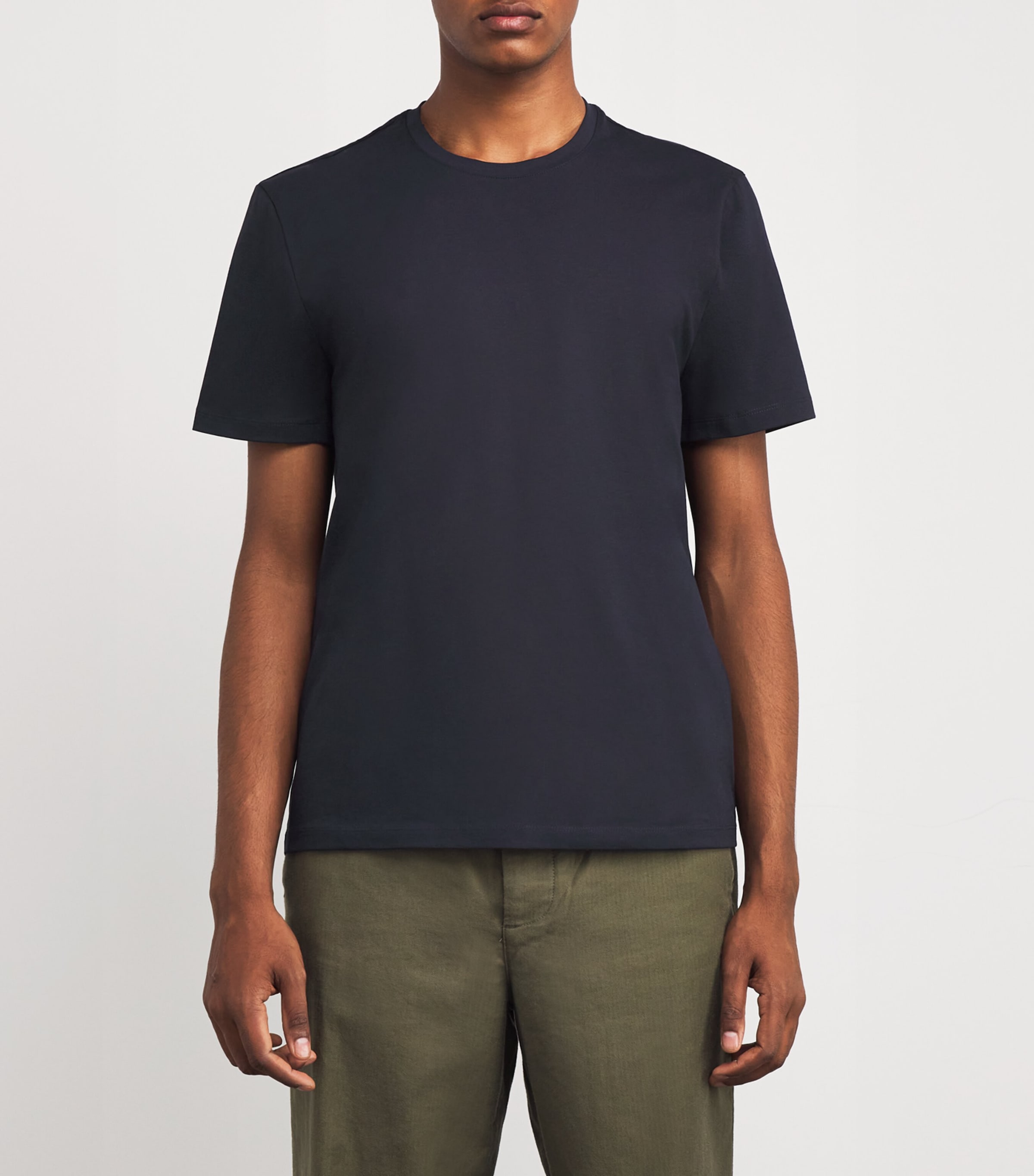 7 For All Mankind Mens Luxe Performance T-Shirt Navy Image 3