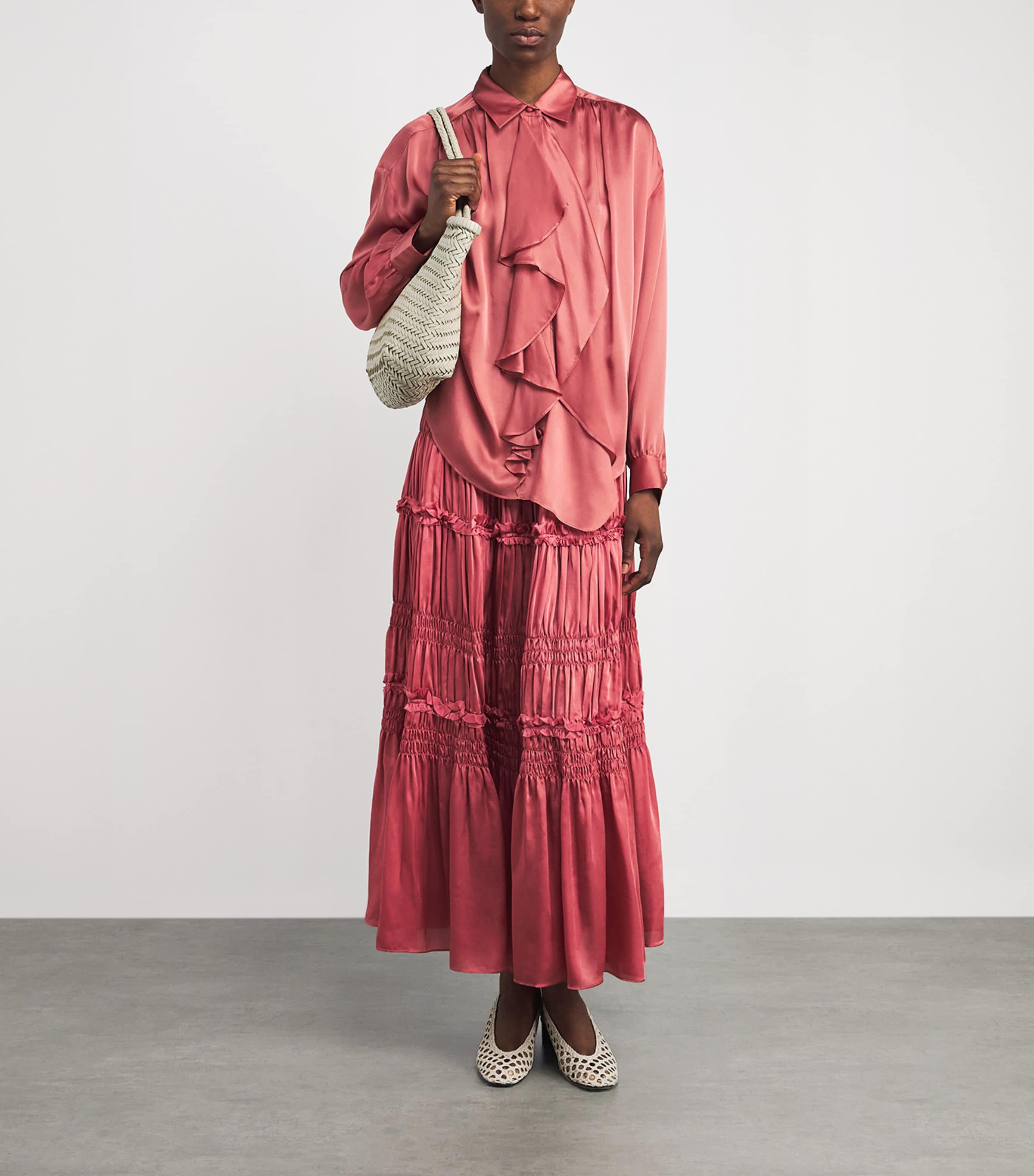 Silk Gesture Blouse ROSEWOOD Image 2