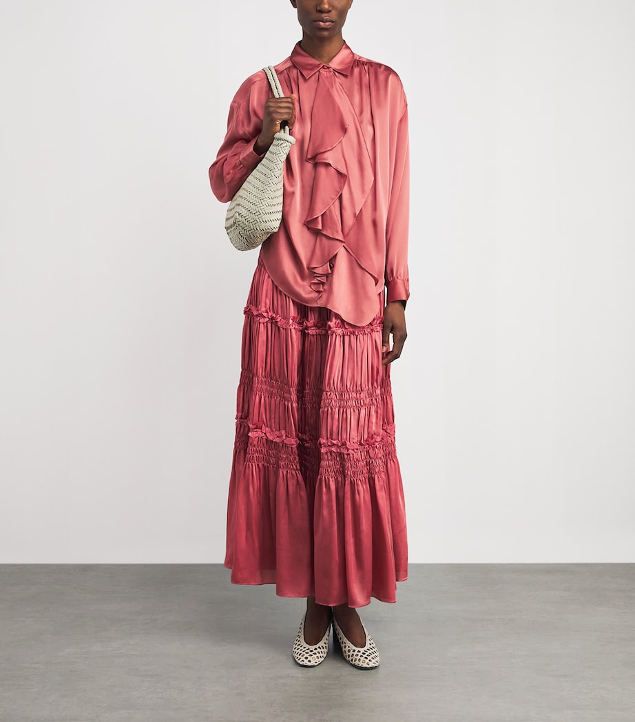 Silk Gesture Blouse ROSEWOOD Image 2