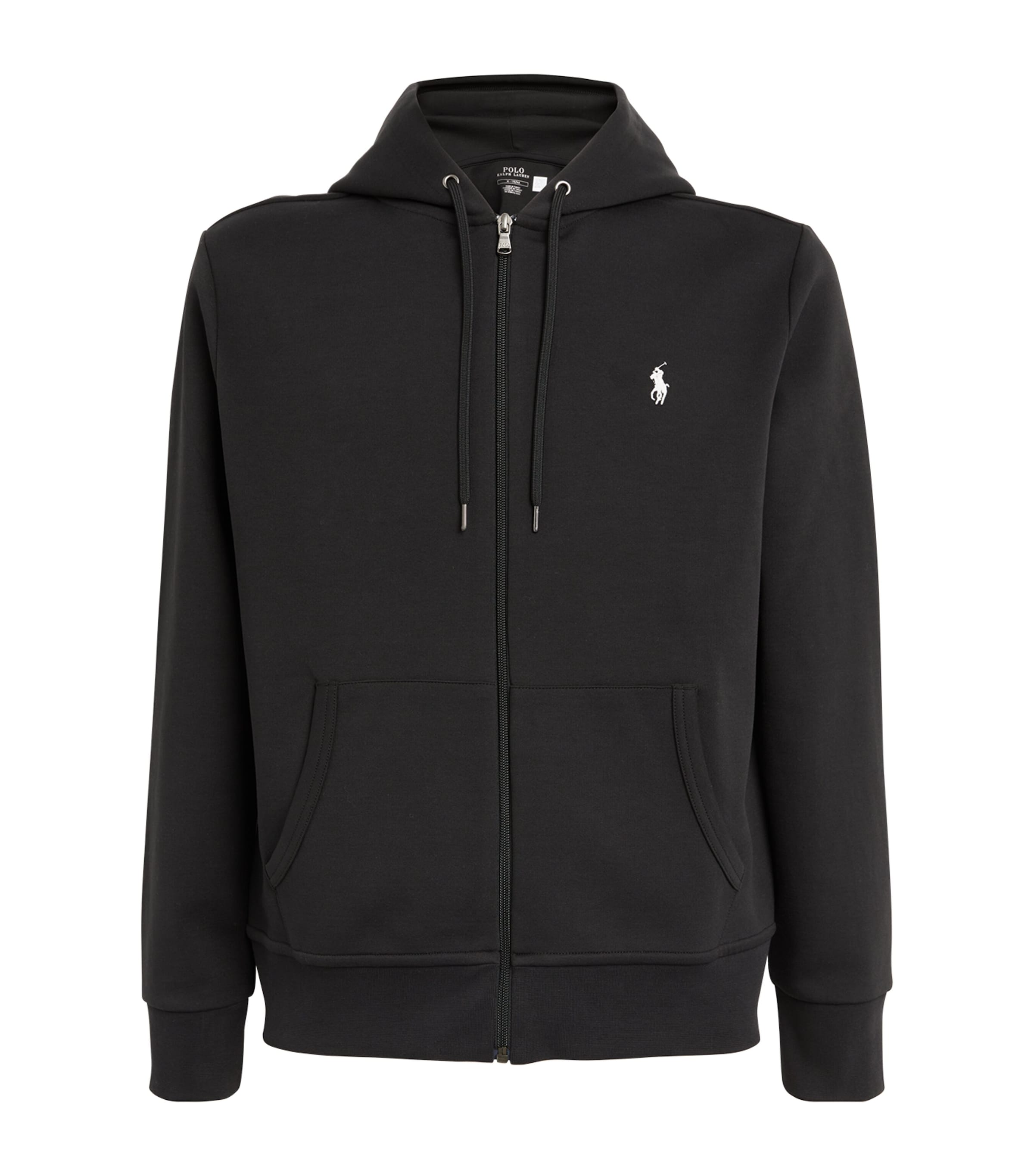 Polo Ralph Lauren Zip-up Hoodie In Black