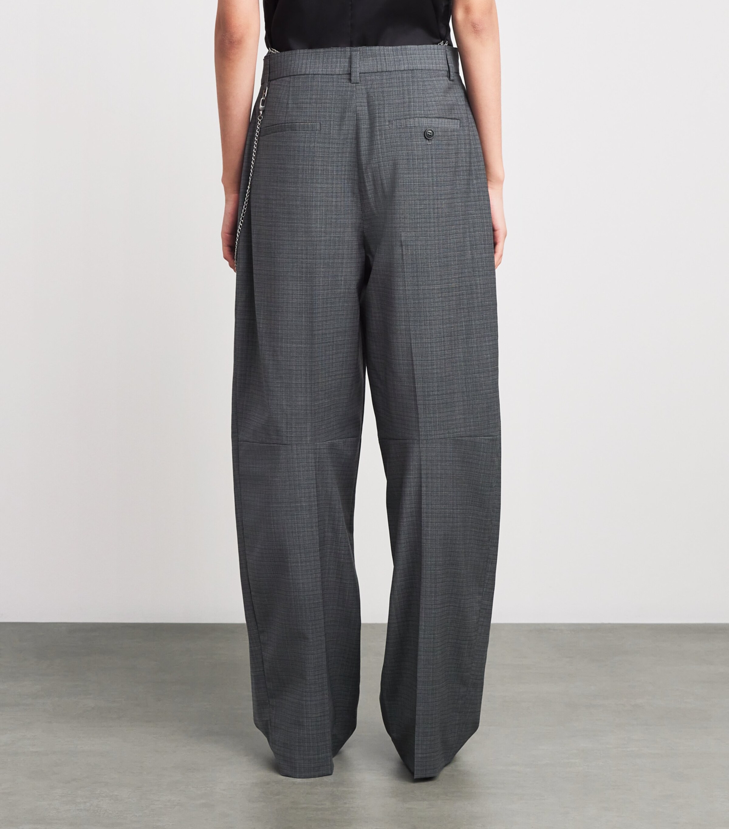 Alexander Wang Wool-Blend Chain-Detail Trousers | Women Clothing | Trousers | Tailored Trousers | Workwear | Designers | Alexander Wang Alexander Wang Wool-Blend Chain-Detail Trousers | Women Clothing | Trousers | Tailored Trousers | Workwear | Designers | Alexander Wang