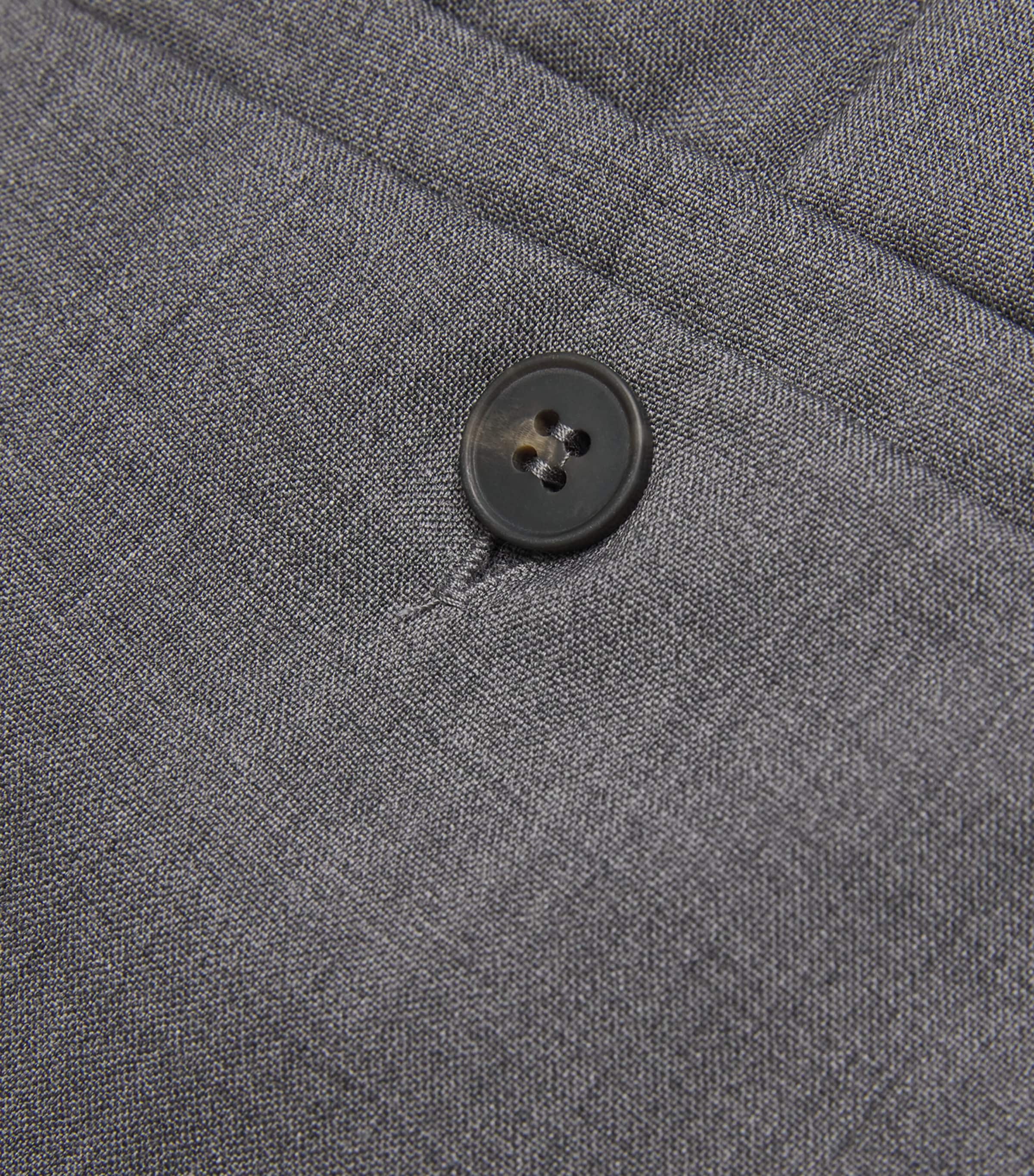 Virgin Wool Wide-Leg Tailored Trousers MEDIUM GREY Image 5