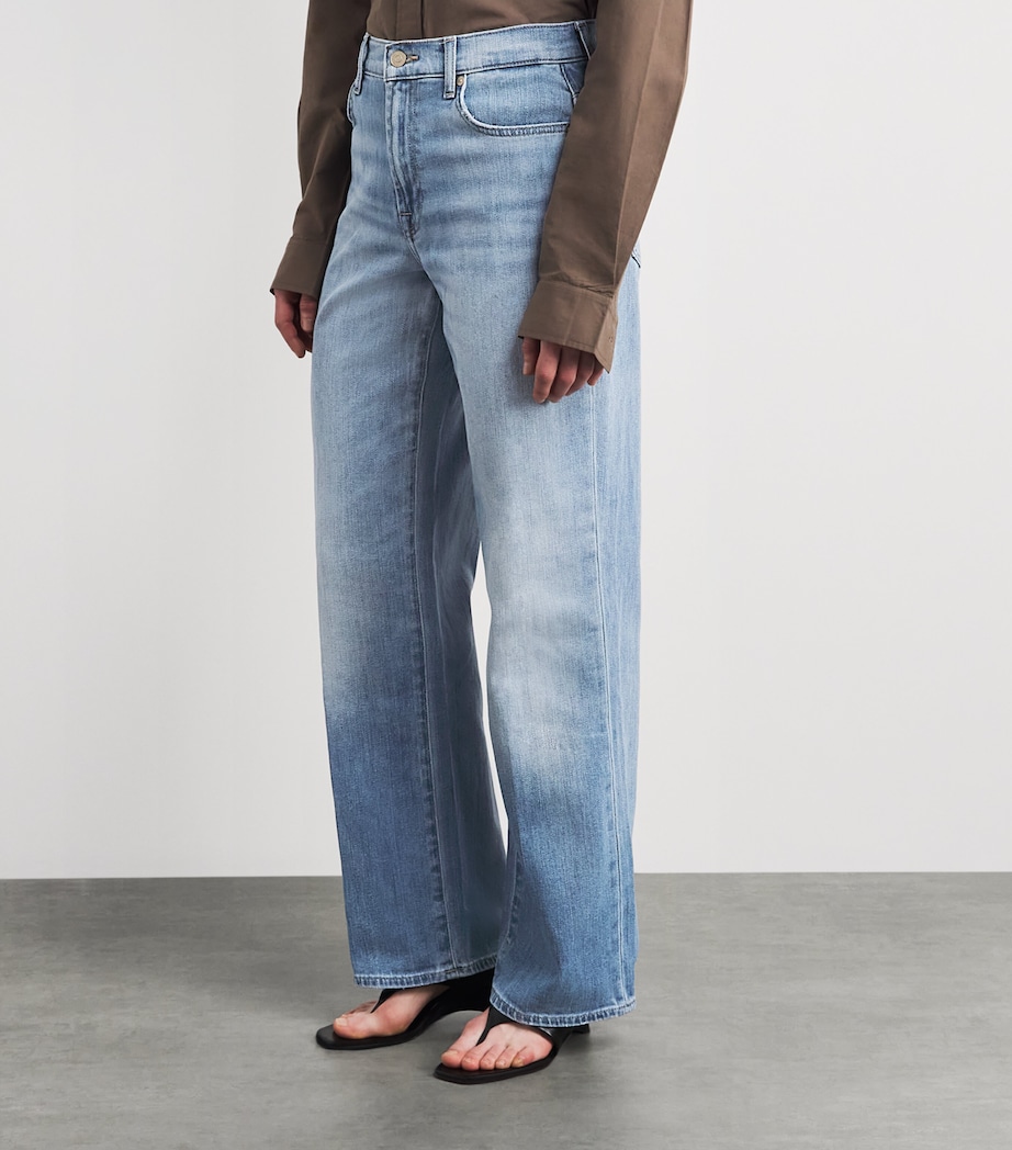 7 For All Mankind Womens Stovepipe Straight Jeans Chill Wave Image 4
