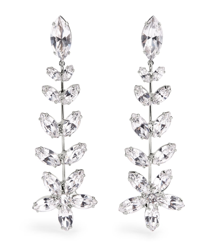 Rhodium-Plated Crystal Vianca Earrings CRYSTAL Image 1