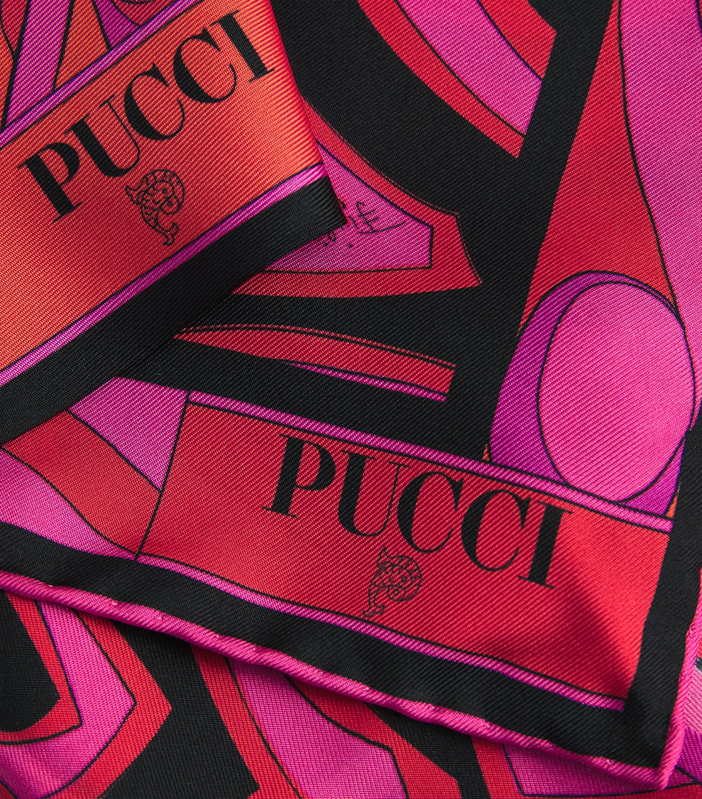 PUCCI Womens Silk Printed Bandeau Top Image 6