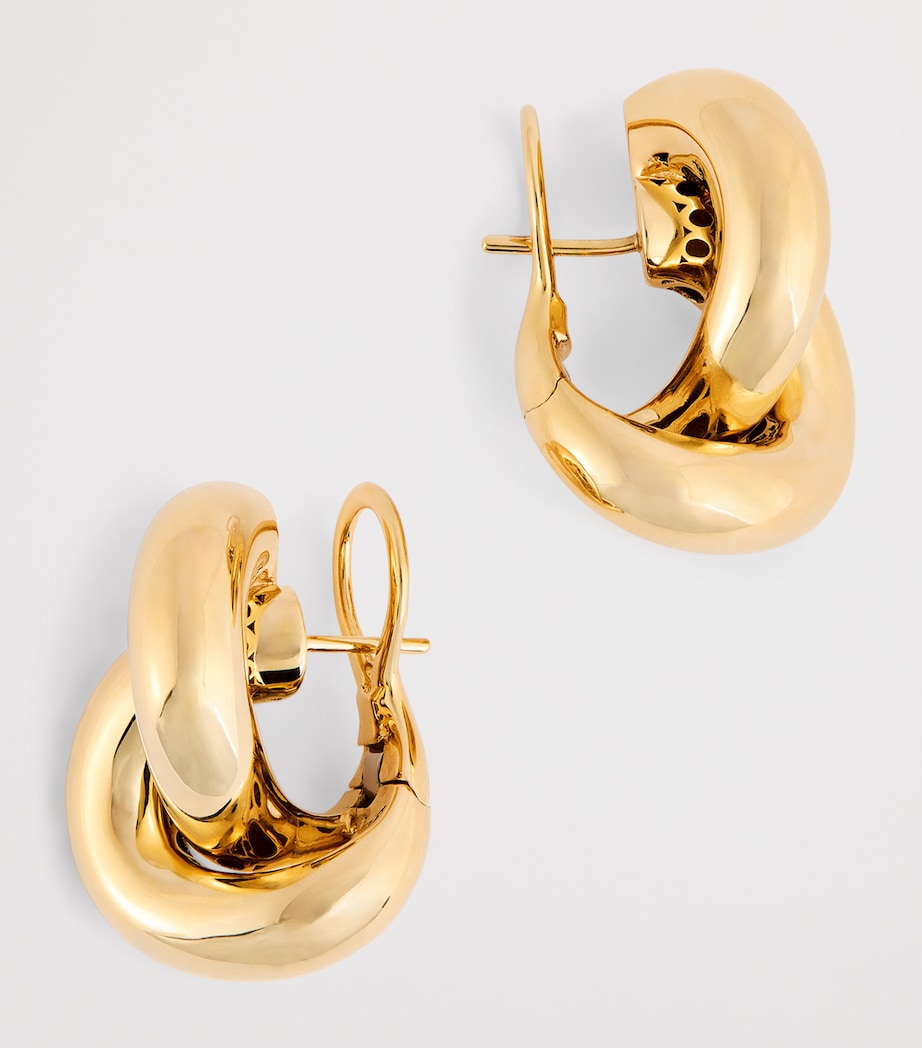 Large Yellow Gold Legacy Knot Earrings YELLOW GOLD Image 5