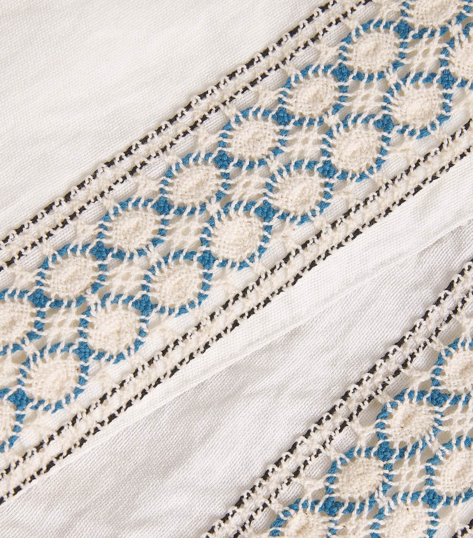 Crochet-Trim Shorts WHITE Image 5