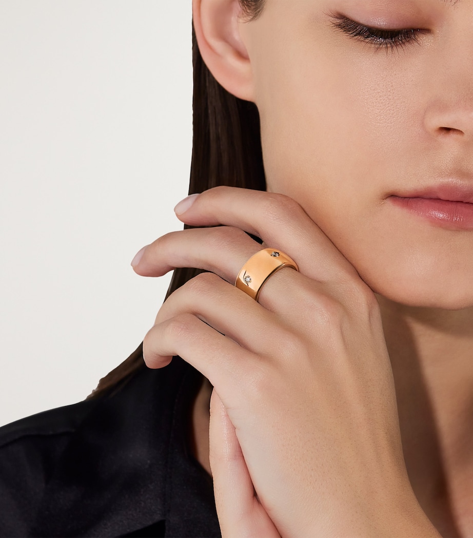 Rose Gold and Diamond Iconica Ring DB000 Image 3