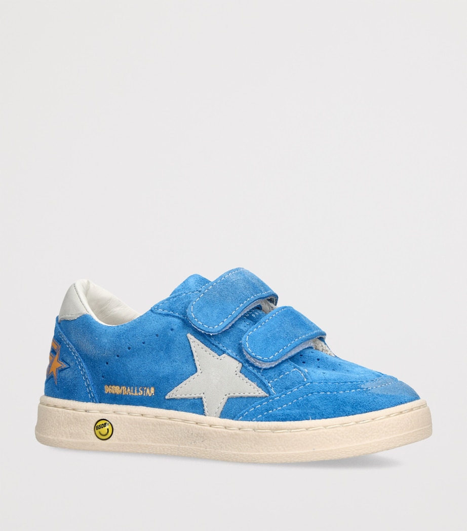 Suede Ball Star Sneakers BLUE Image 3