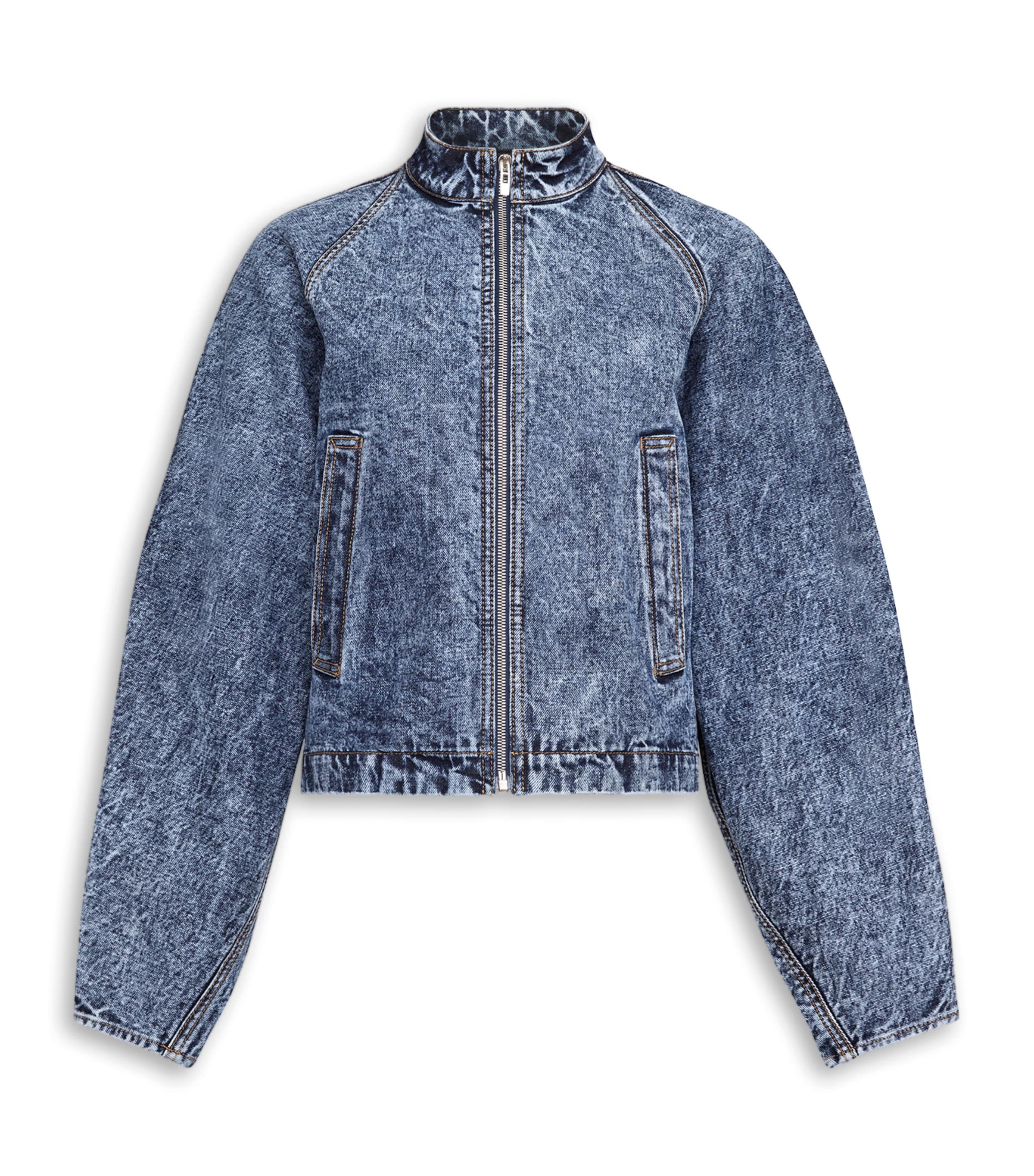 Alaïa Round Jacket In Blue