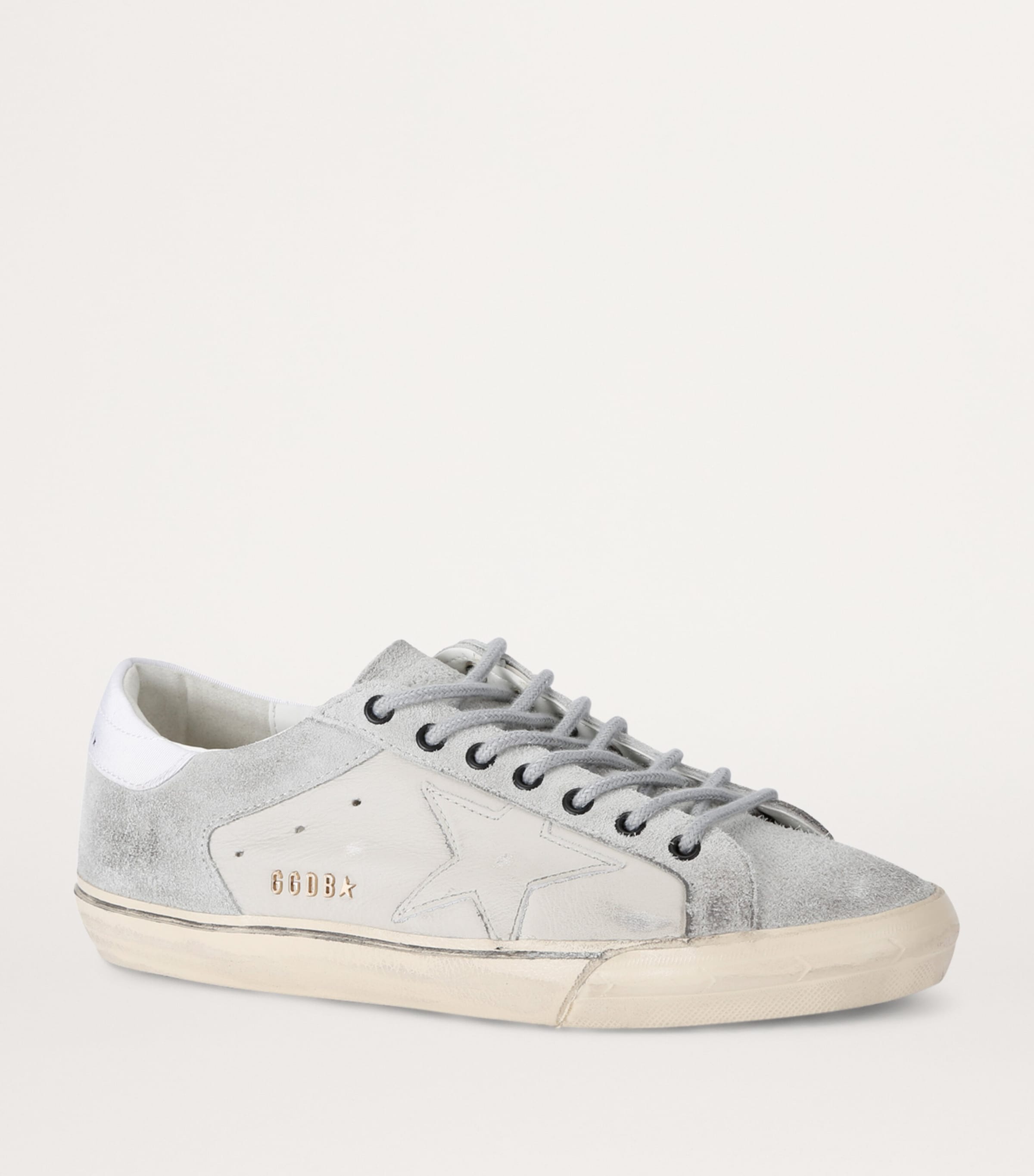 Golden Goose Suede Super-Star Sneakers Beige Comb Image 3