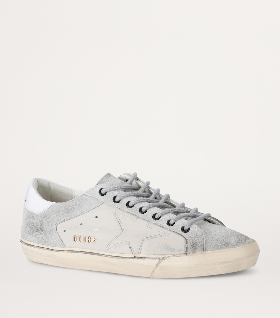 Golden Goose Suede Super-Star Sneakers Beige Comb Image 3