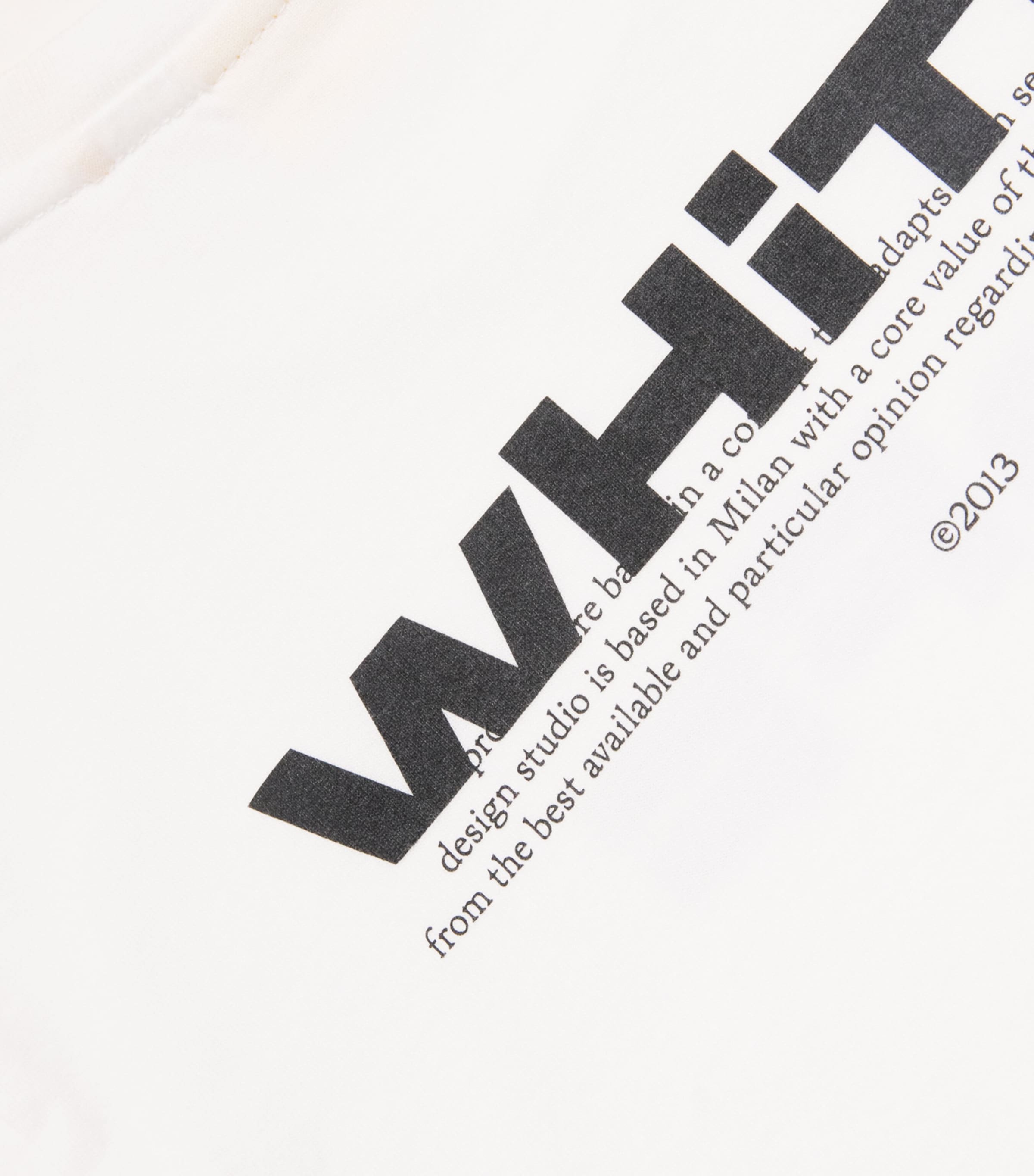 Cotton Type Logo T-Shirt (4-12 Years) 110WHITE-BLACK Image 3