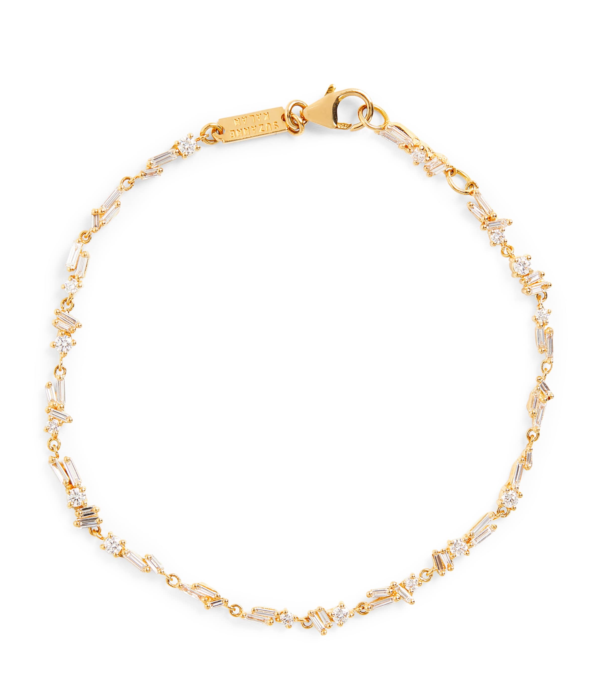 Suzanne Kalan Yellow Gold And Diamond Classic Sparkler Bracelet In Gold