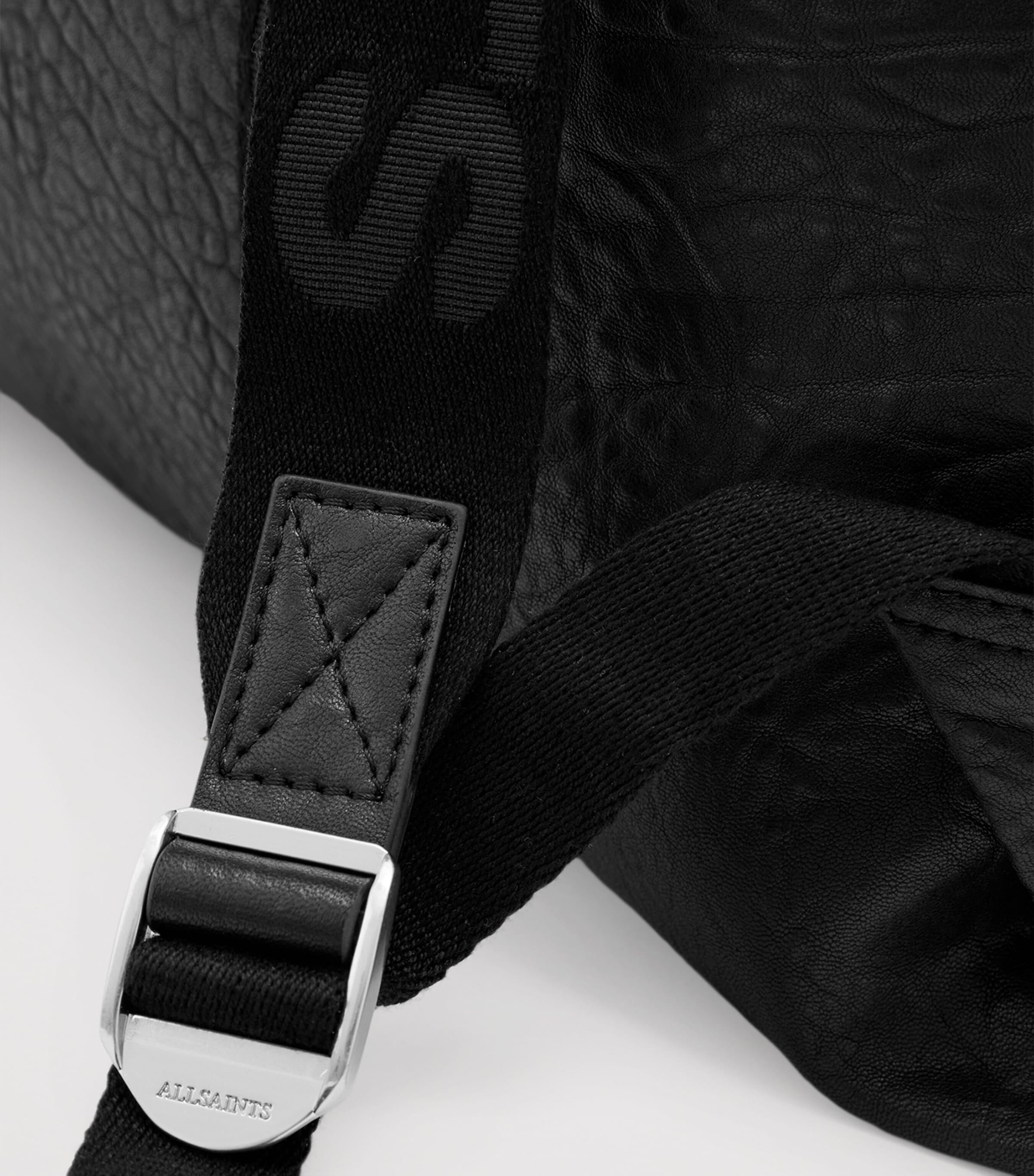 Leather Kei Backpack BLACK Image 7