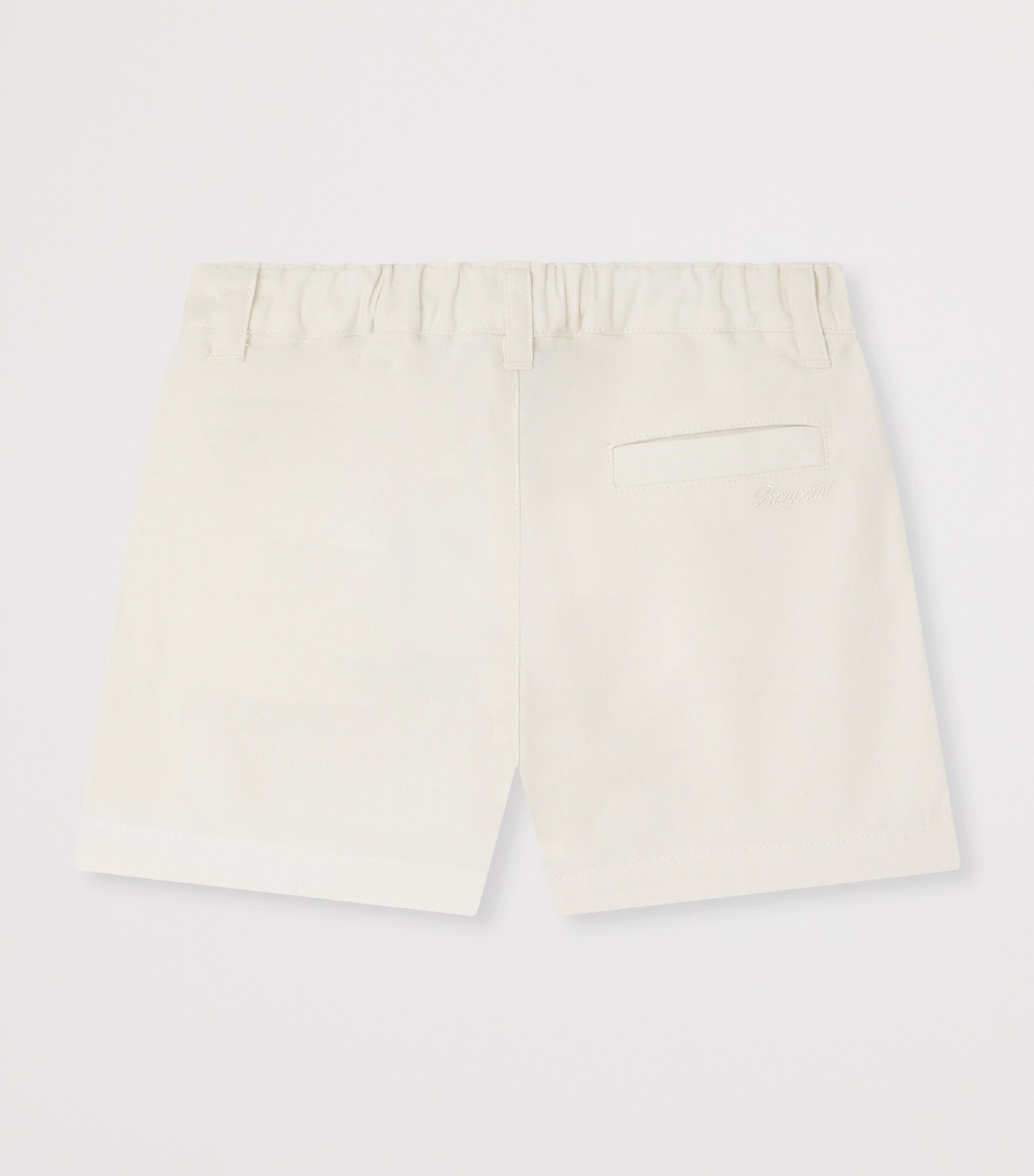 Bonpoint Cotton Shorts (6-12 Months) Blanc Lait Image 2