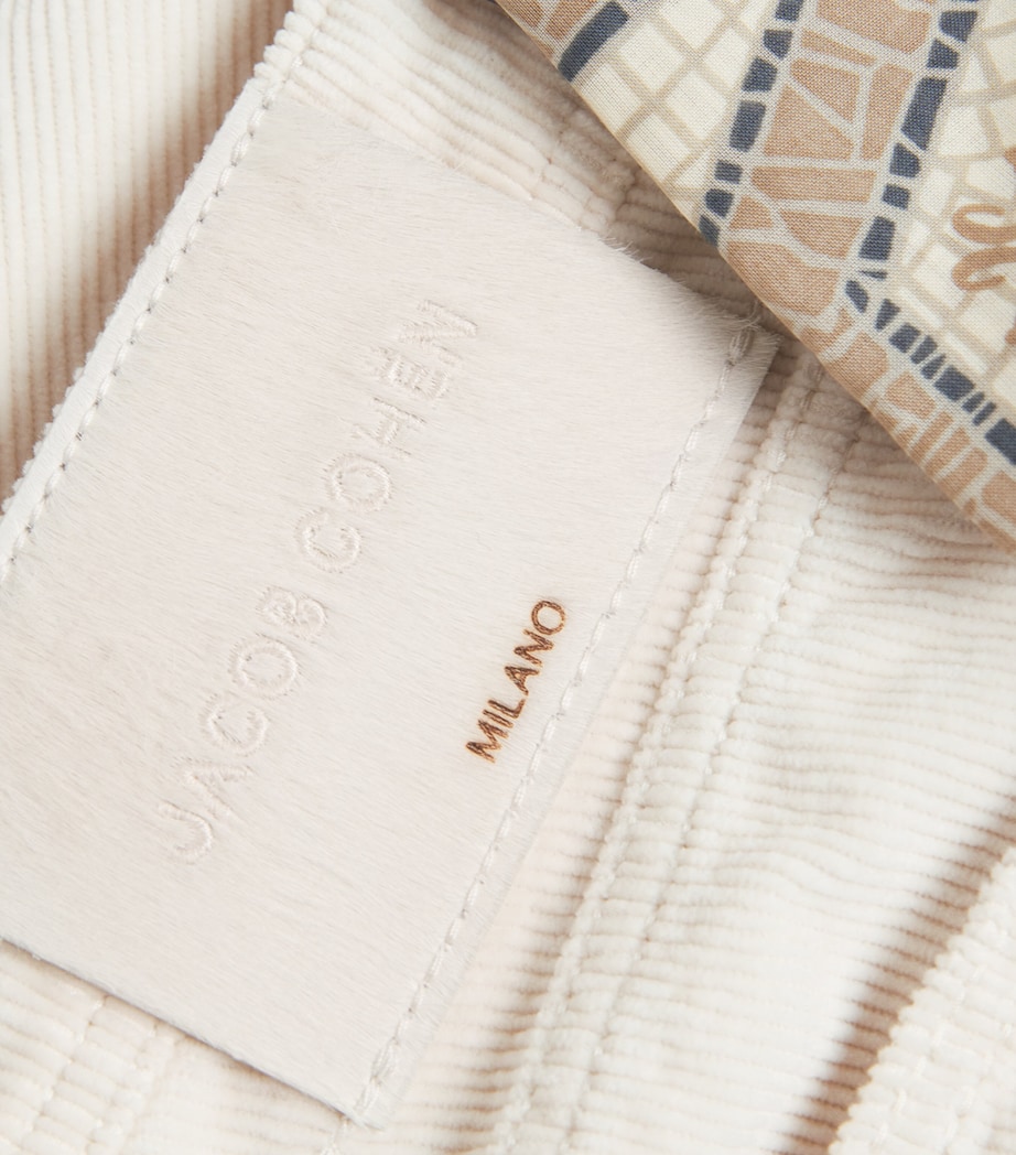 Corduroy Slim Trousers A81 Image 5