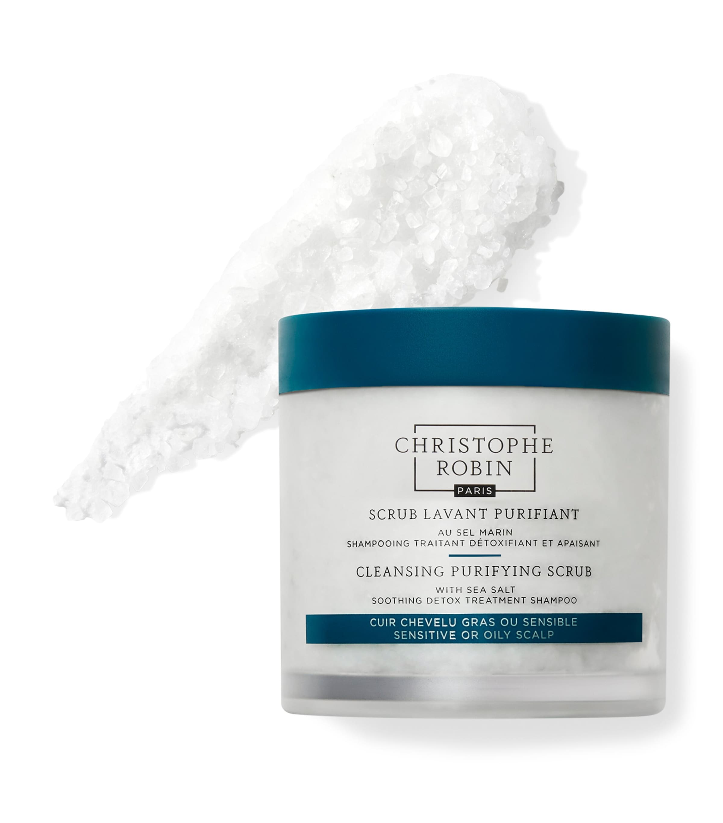 Christophe Robin Cleansing Purifying Scrub In White