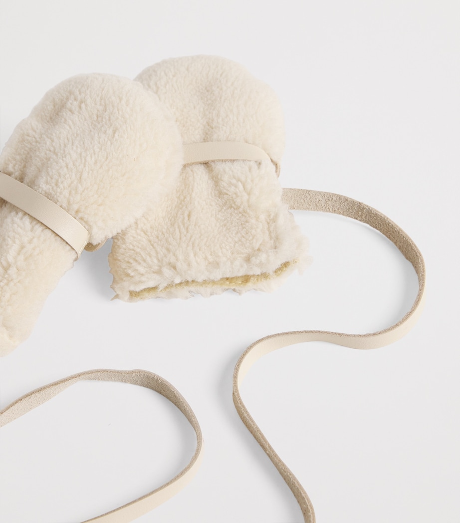 Polar Bear Mittens CF002OFF WHITE CURLY Image 2