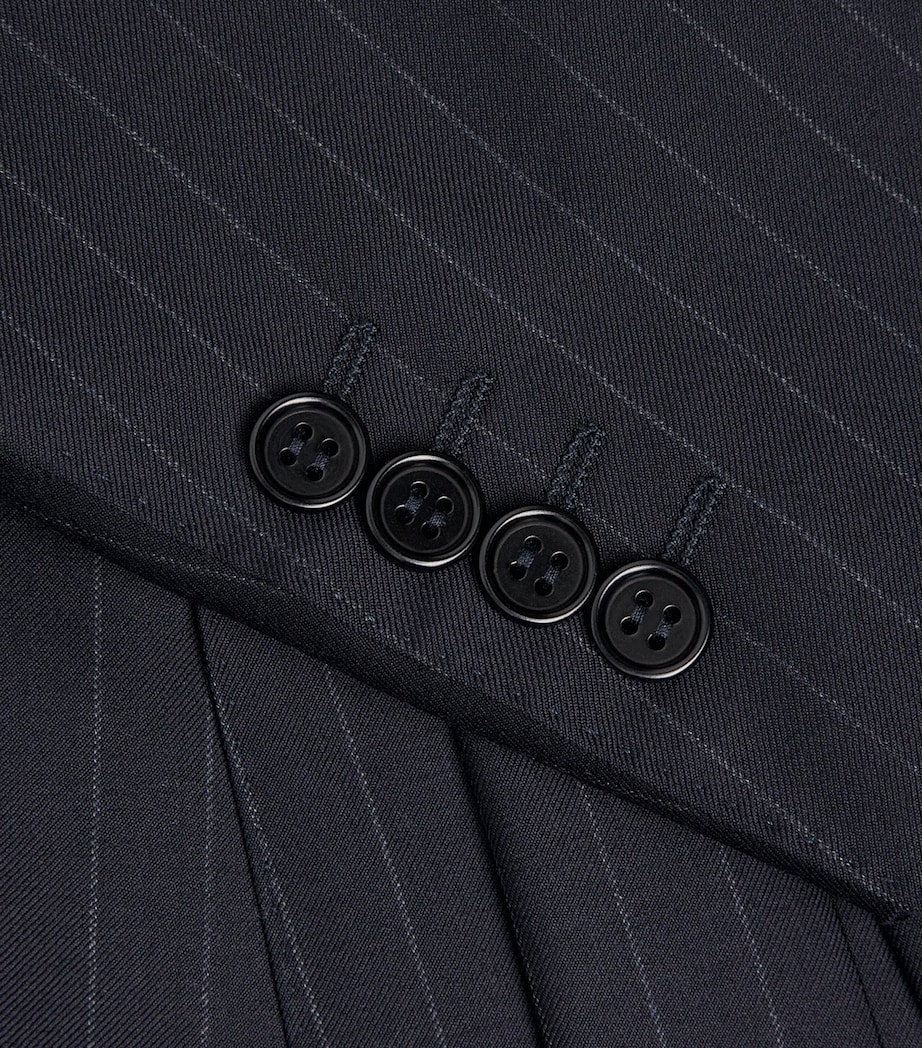 Wool Pinstripe 2-Piece Suit 345 Image 5