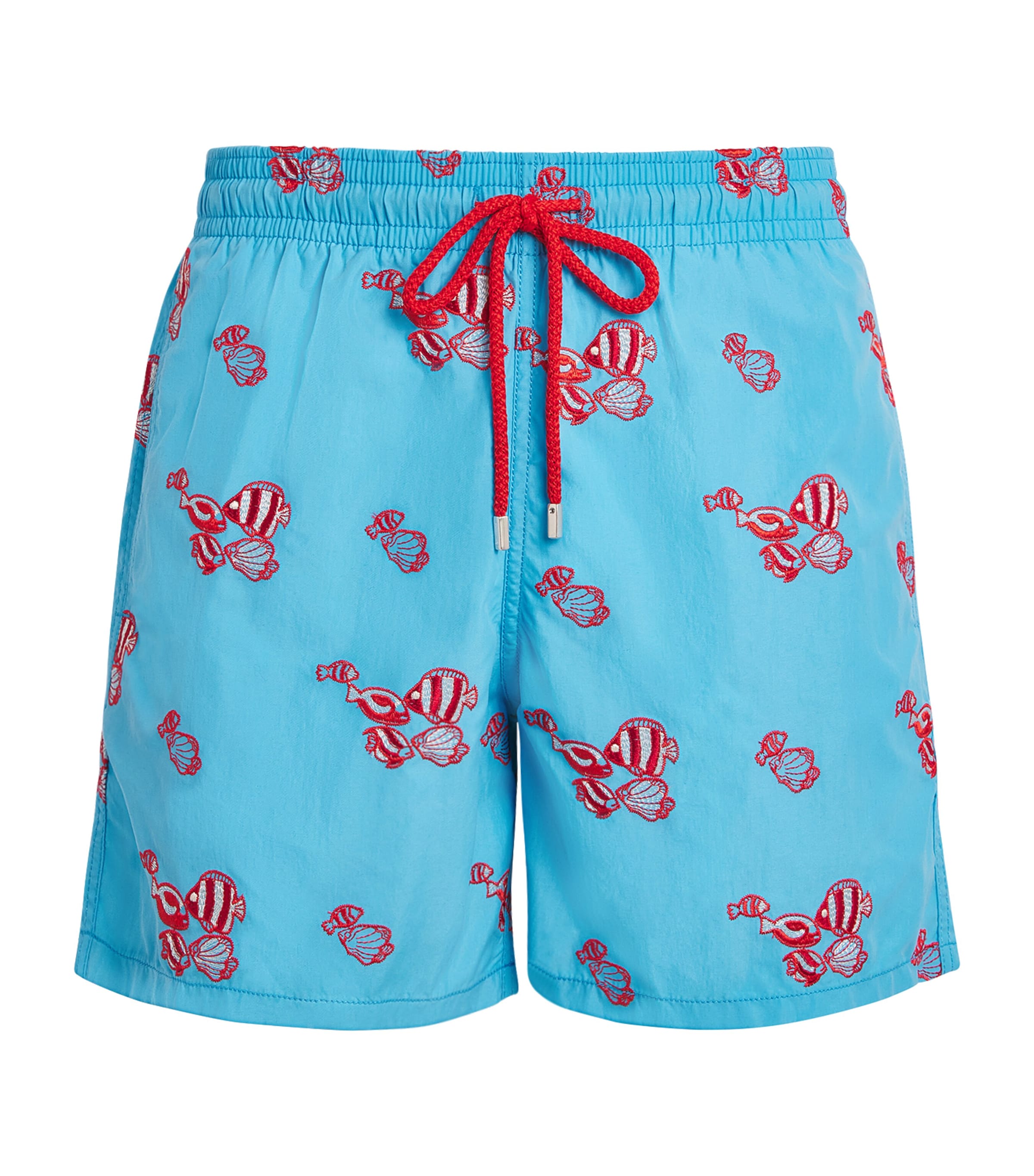 Vilebrequin Fishy Vibes Embroidered Mistral Swim Shorts | Men Clothing | Swimwear | Designers | Vilebrequin