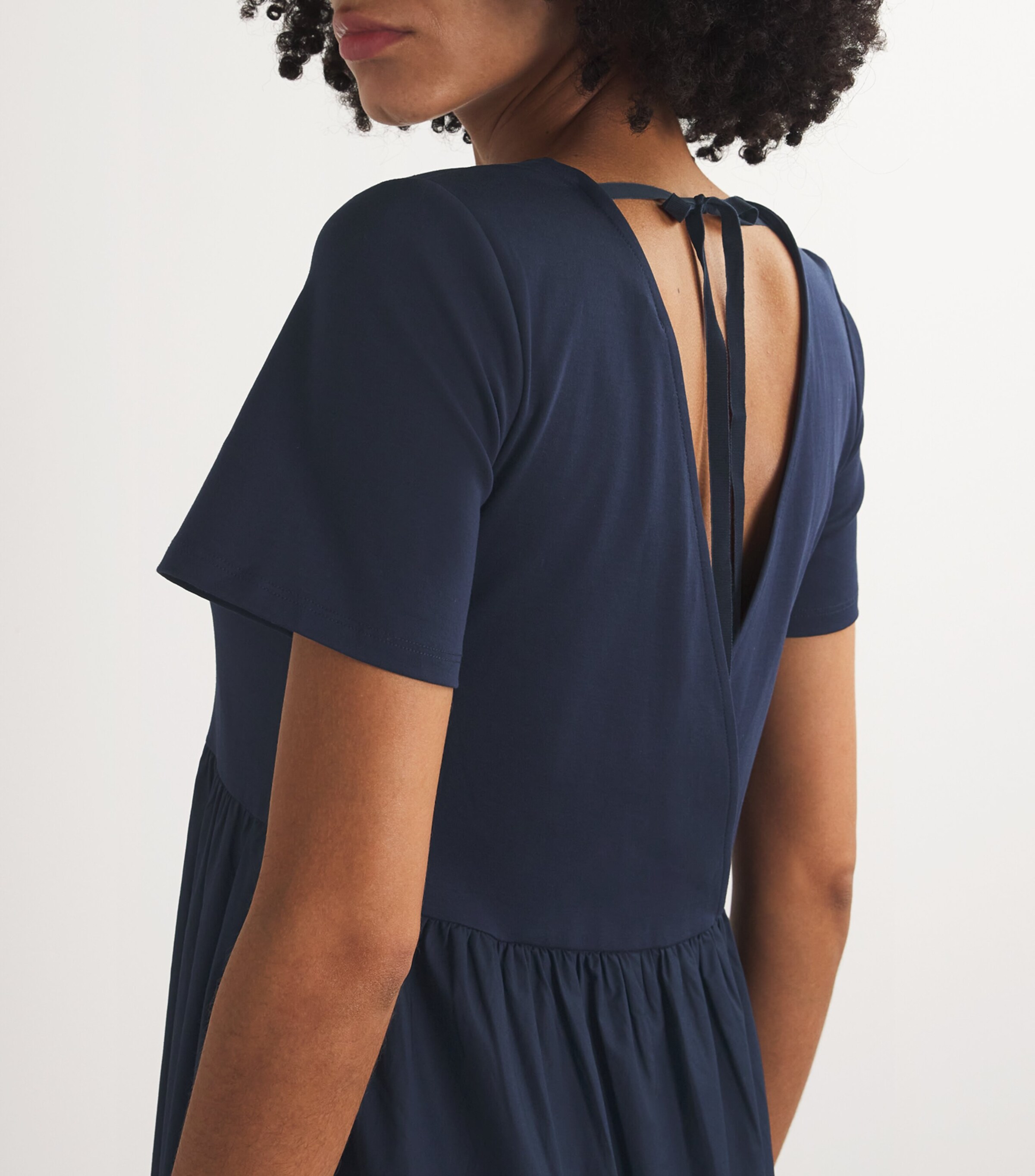 Weekend Max Mara Blue Cotton Jersey Midi Dress | Harrods US