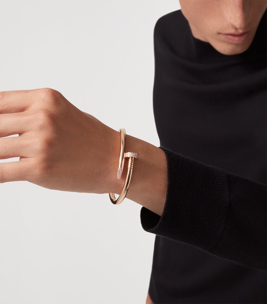 Cartier Rose Gold and Diamond Juste un Clou Bracelet Rose Gold Image 6