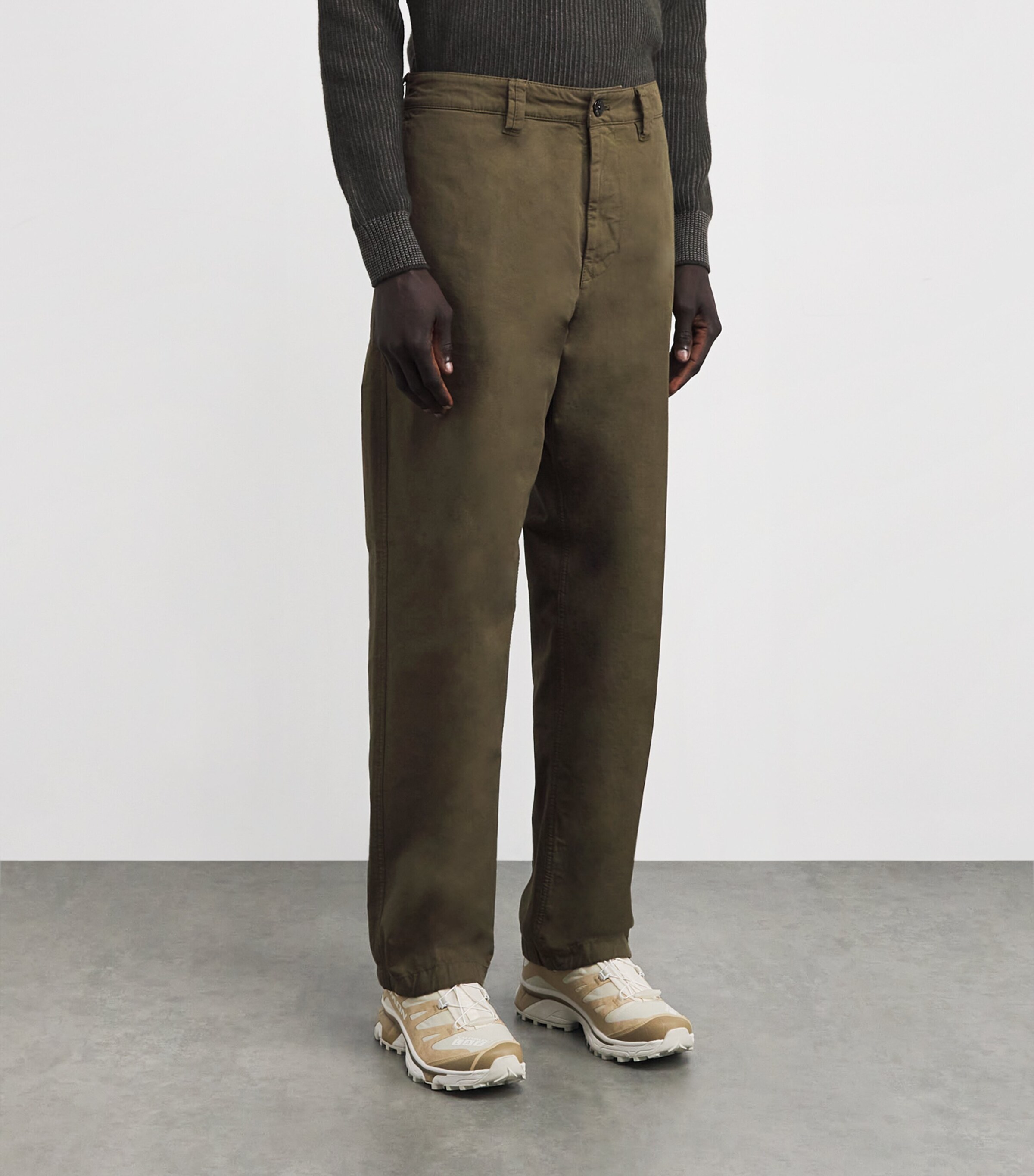 Cotton Ripstop Cargo Trousers V0054 Image 3