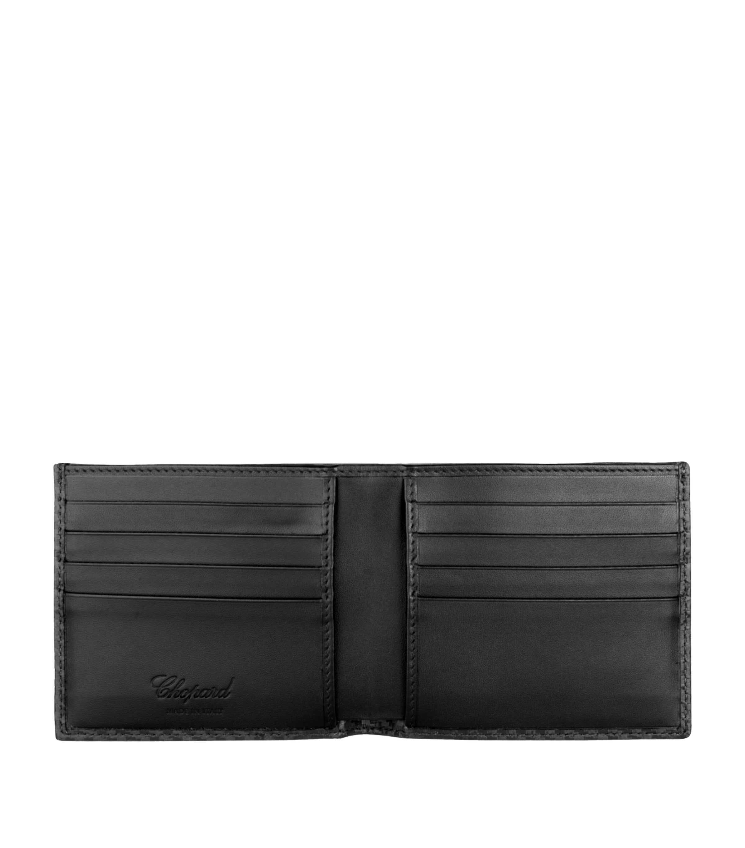Small Classic Racing Bifold Wallet BLACK Image 2