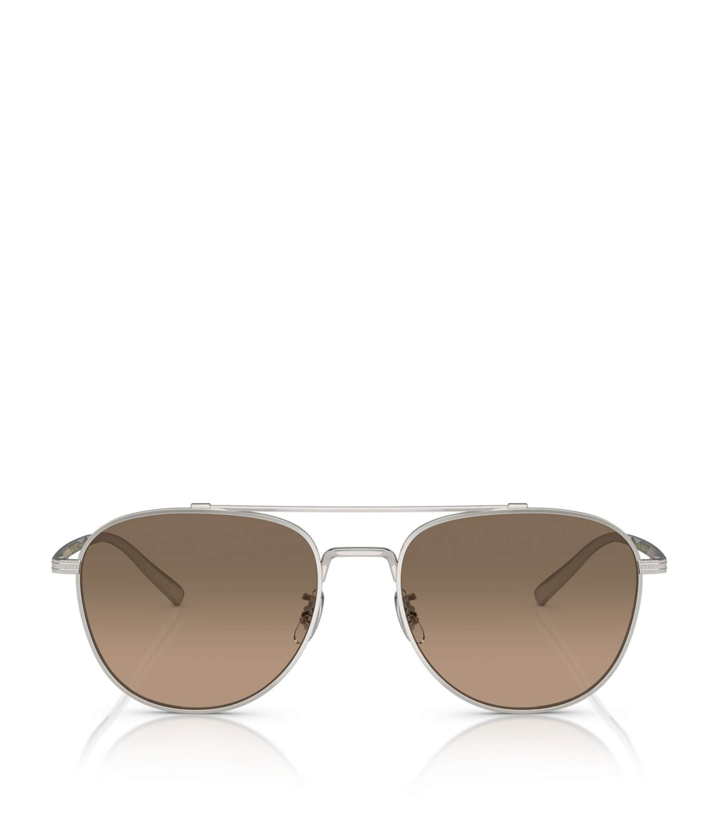 Oliver Peoples Titanium Rivetti Ov1335st Sunglasses In Silver