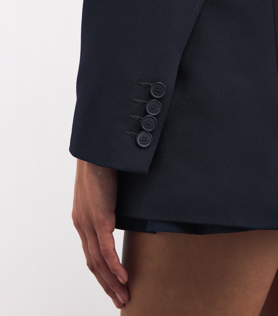 Single-Breasted Blazer NAVY Image 6