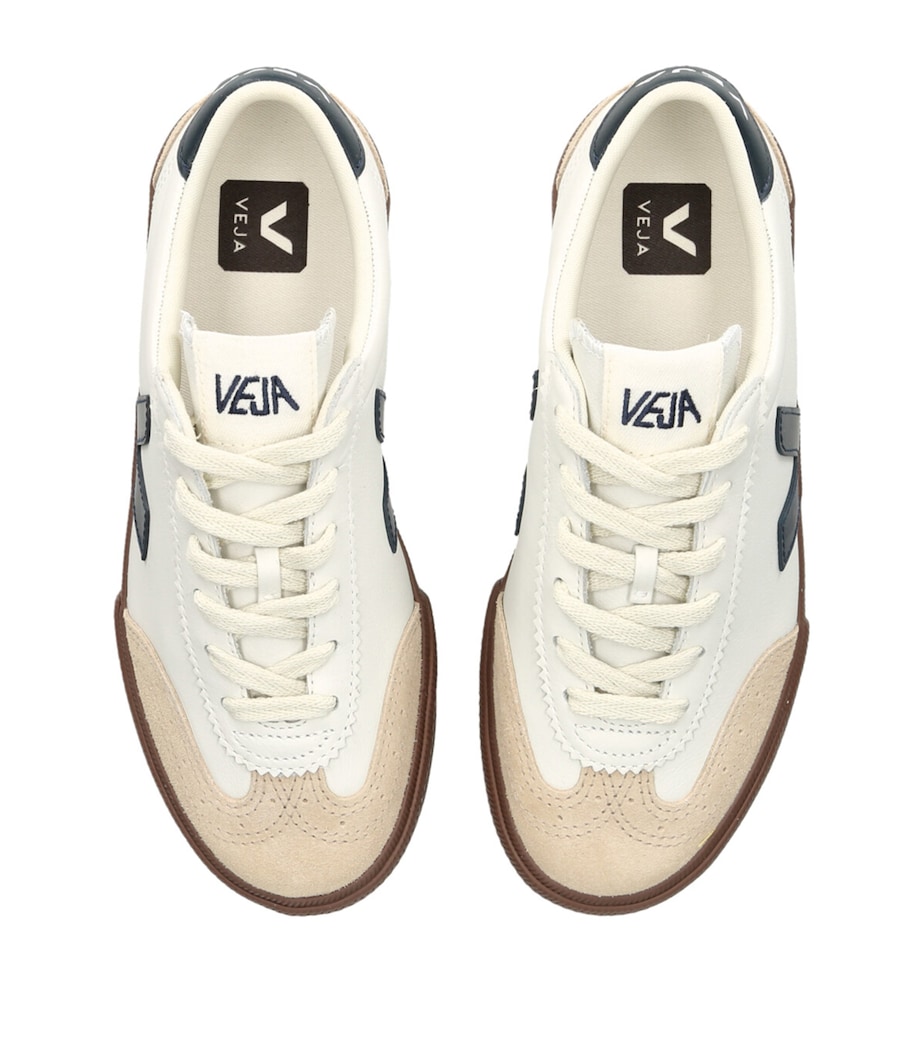 Leather Volley Sneakers WHITE/COMB Image 4