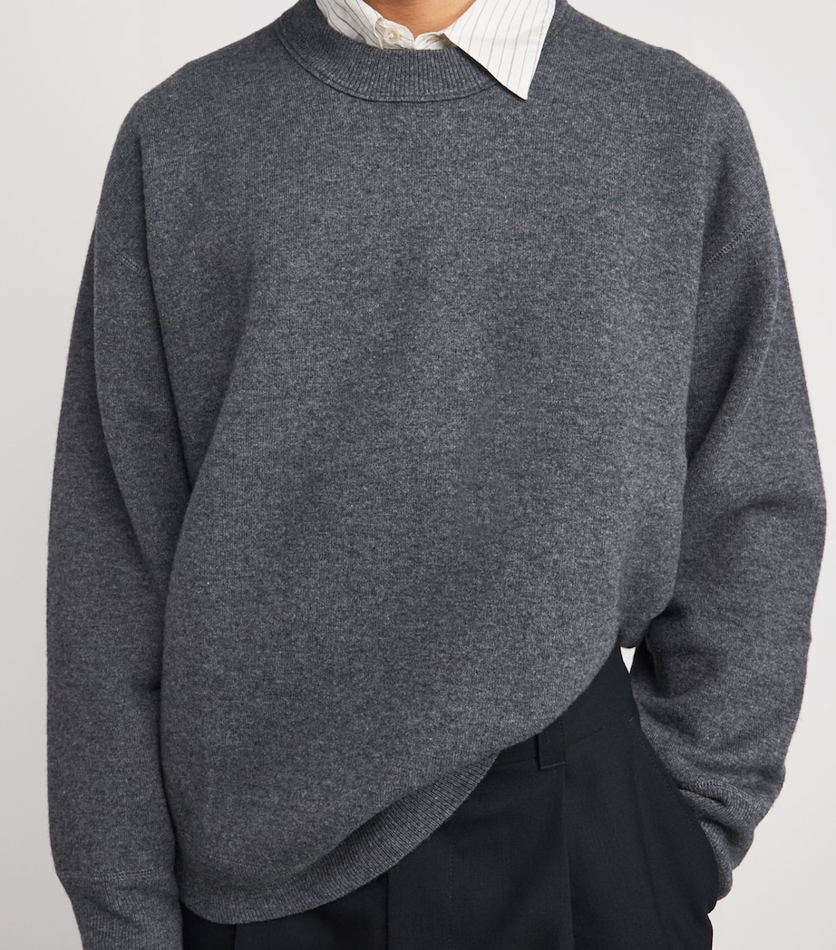 Wool-Cashmere Moray Sweater CHARCOAL MARL Image 6