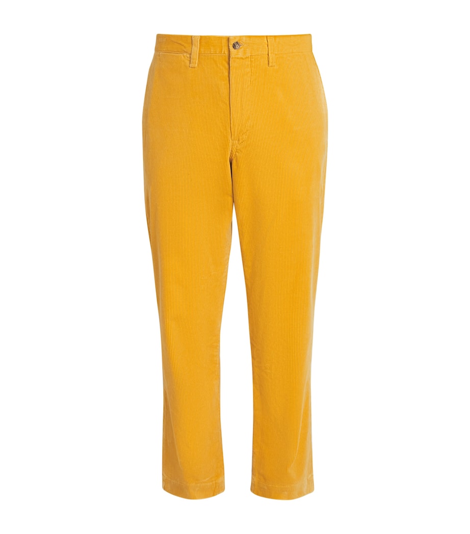 Corduroy Bedford Trousers YELLOW Image 1